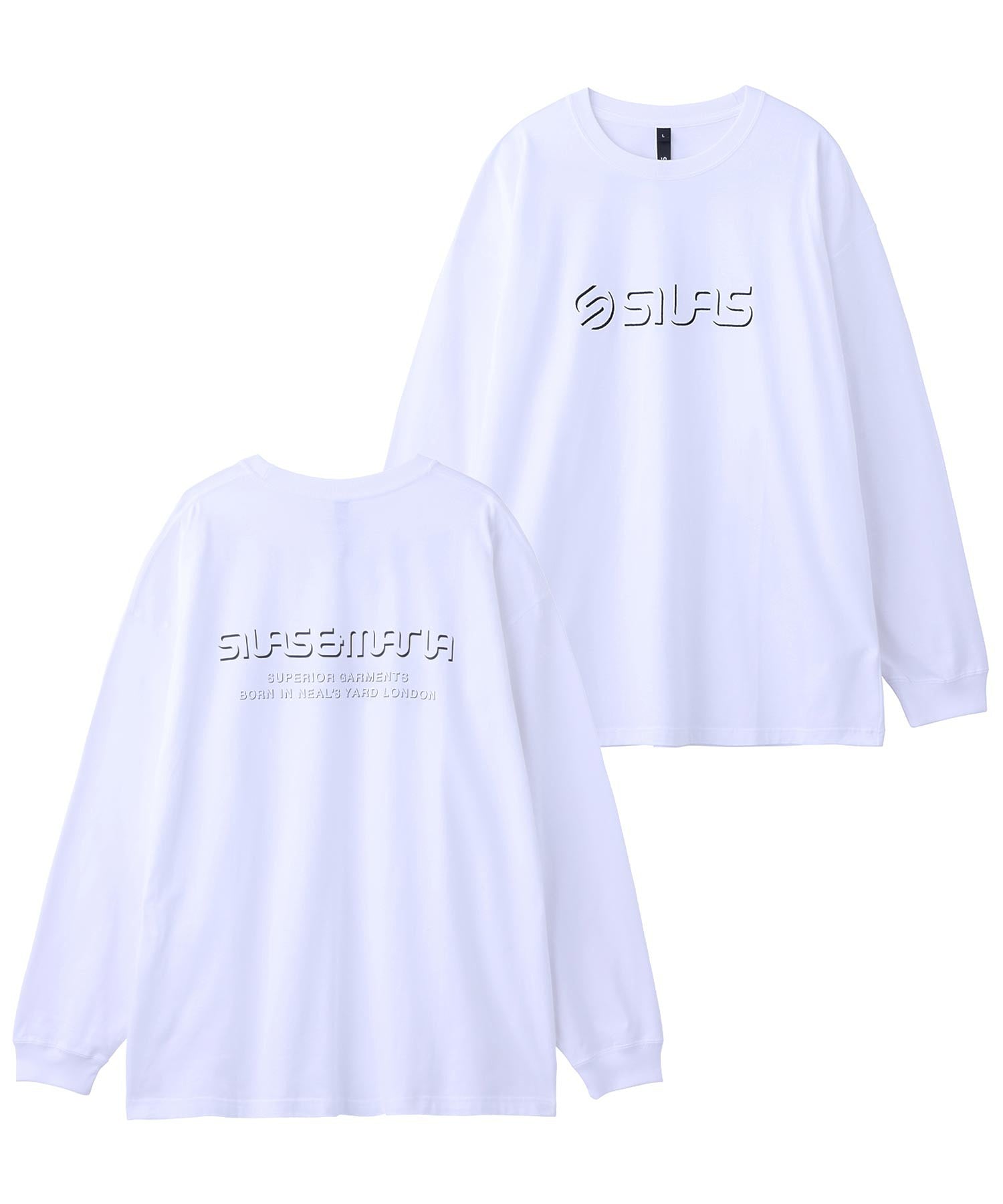 SHADOW LOGO EMBROIDERY WIDE L/S TEE SILAS