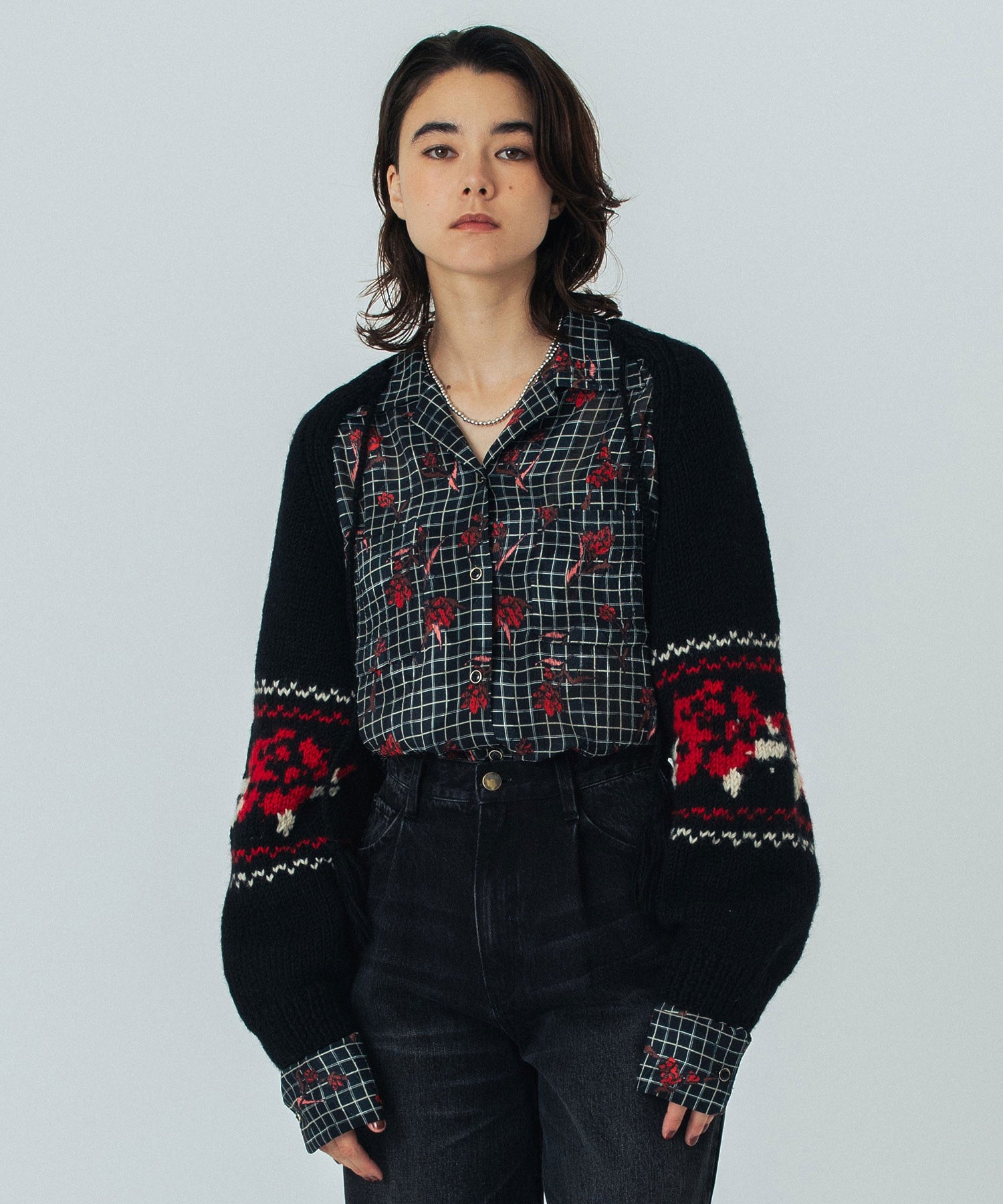 mag.by c/NEPAL KNIT BOLERO