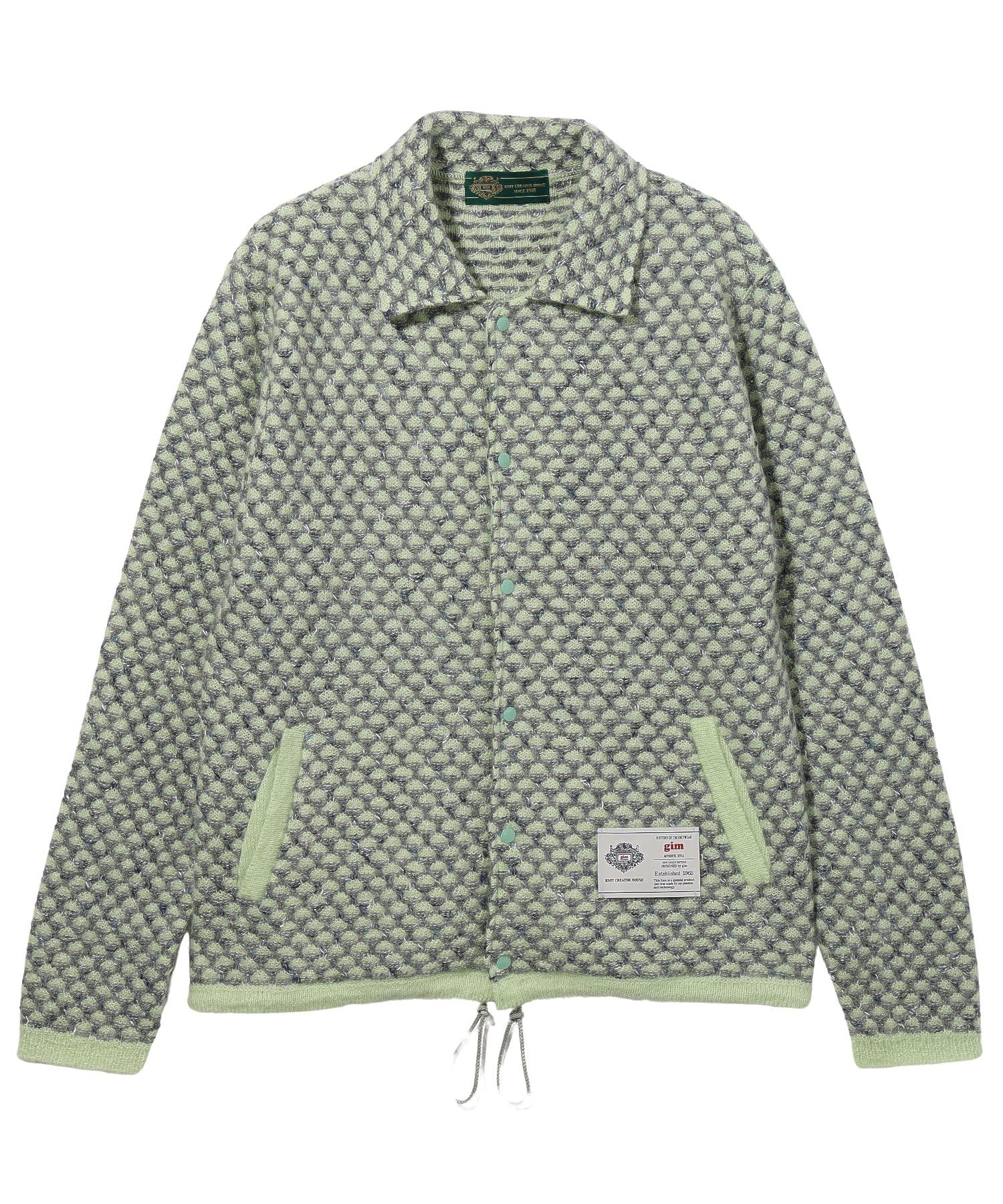 gim context/ジム コンテキスト/Knitted Coach Jacket/23505110
