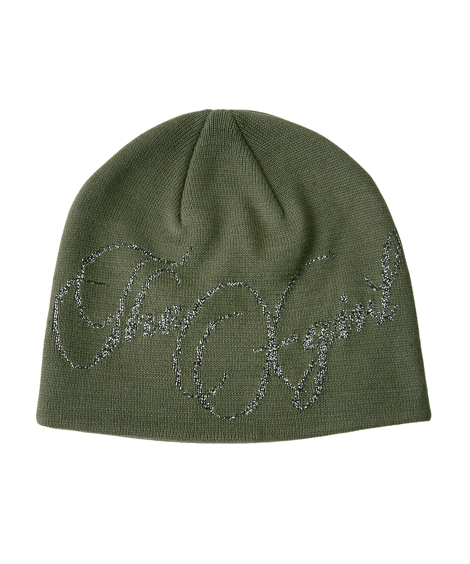 GLITTER LOGO BEANIE