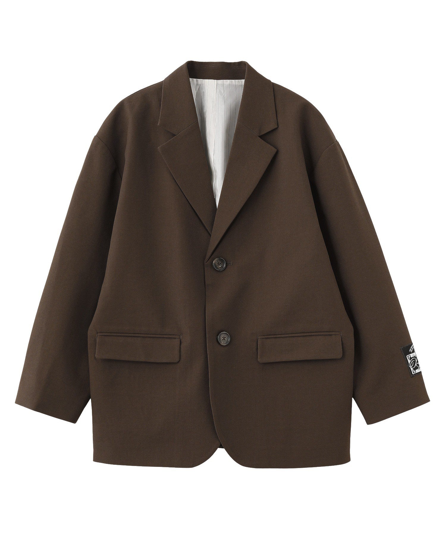 FACE LABEL TAILORED JACKET