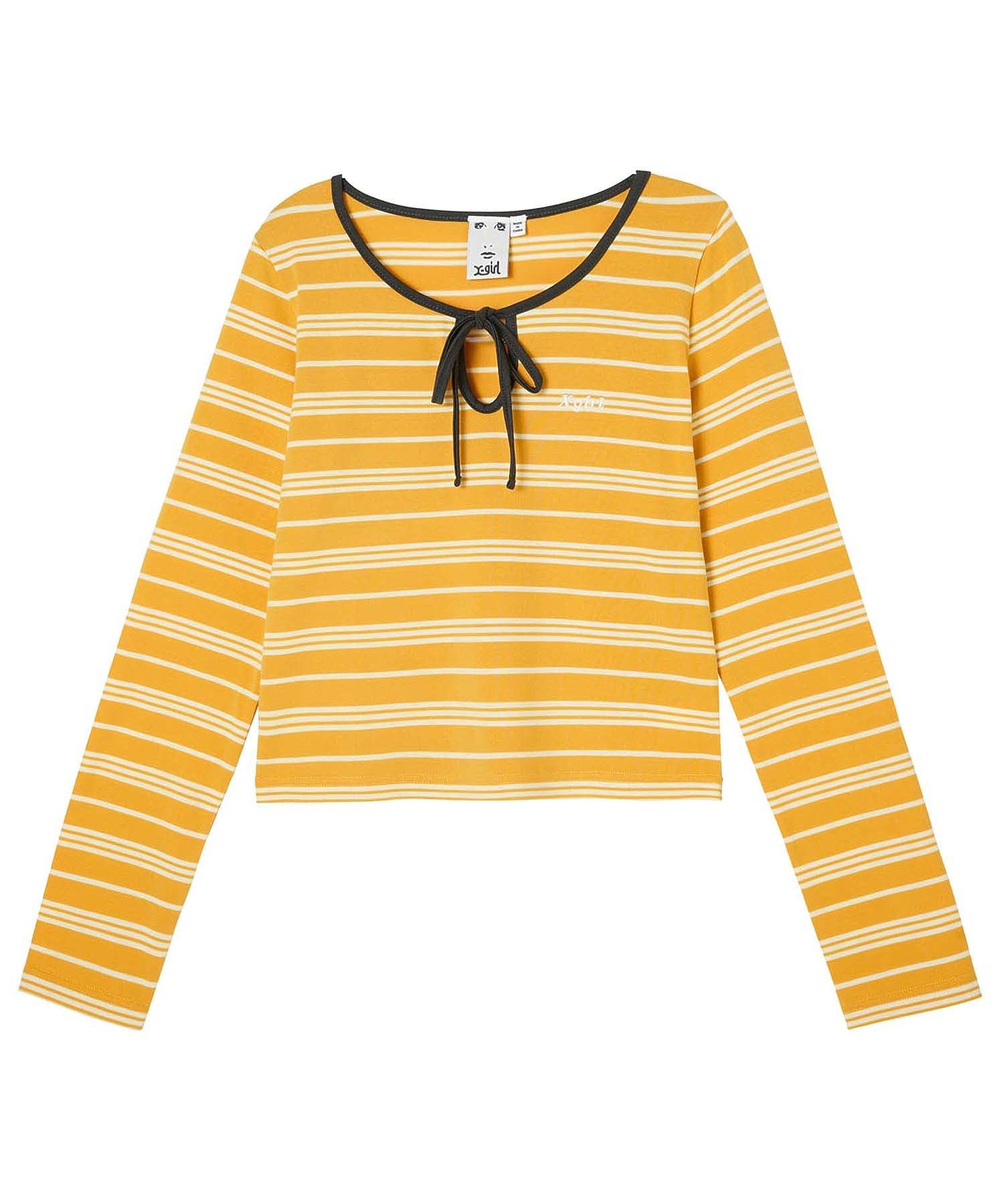 STRIPED TEARDROP TOP X-girl