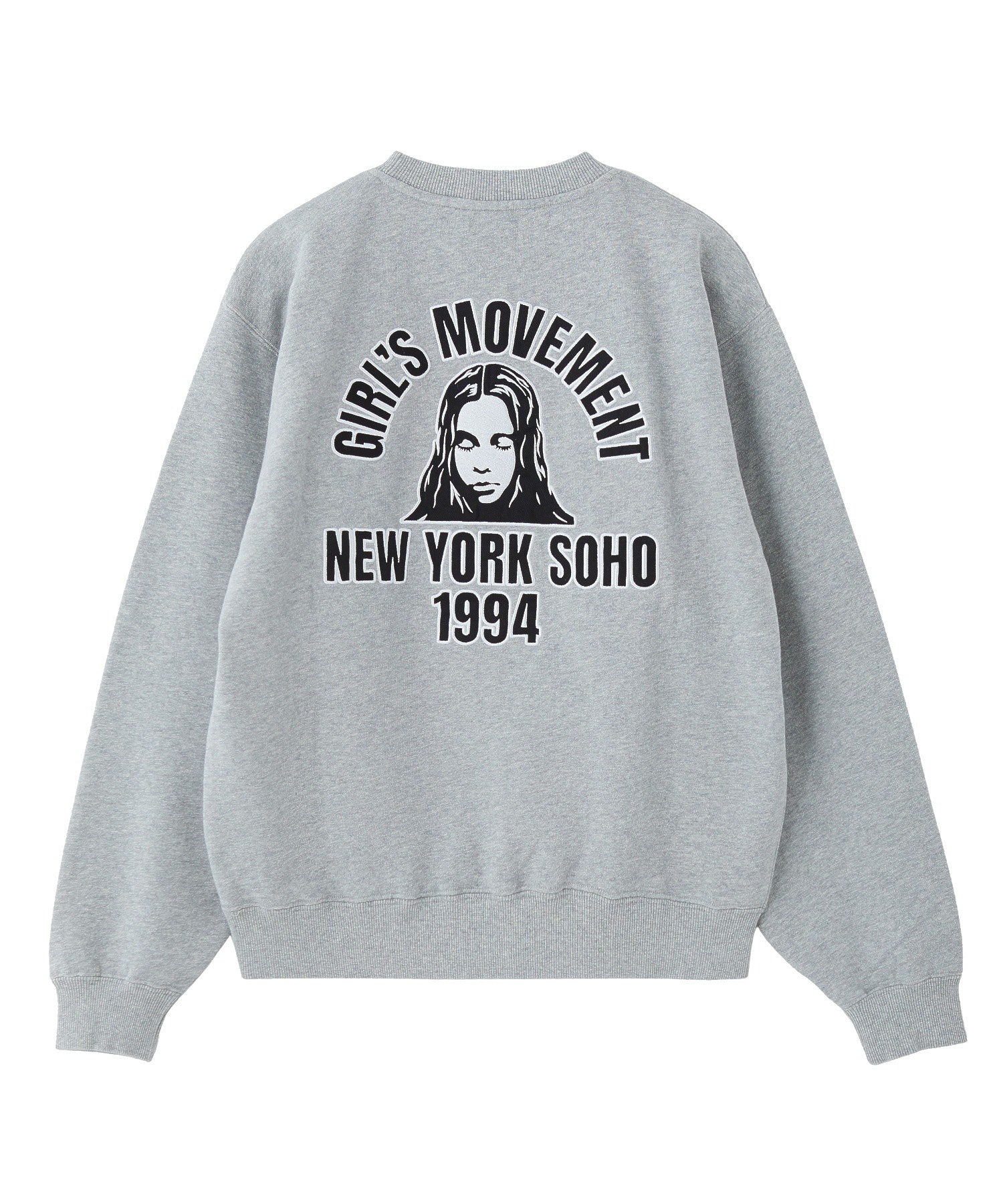 ARCH LOGO AND FACE PATCH SWEATSHIRT
