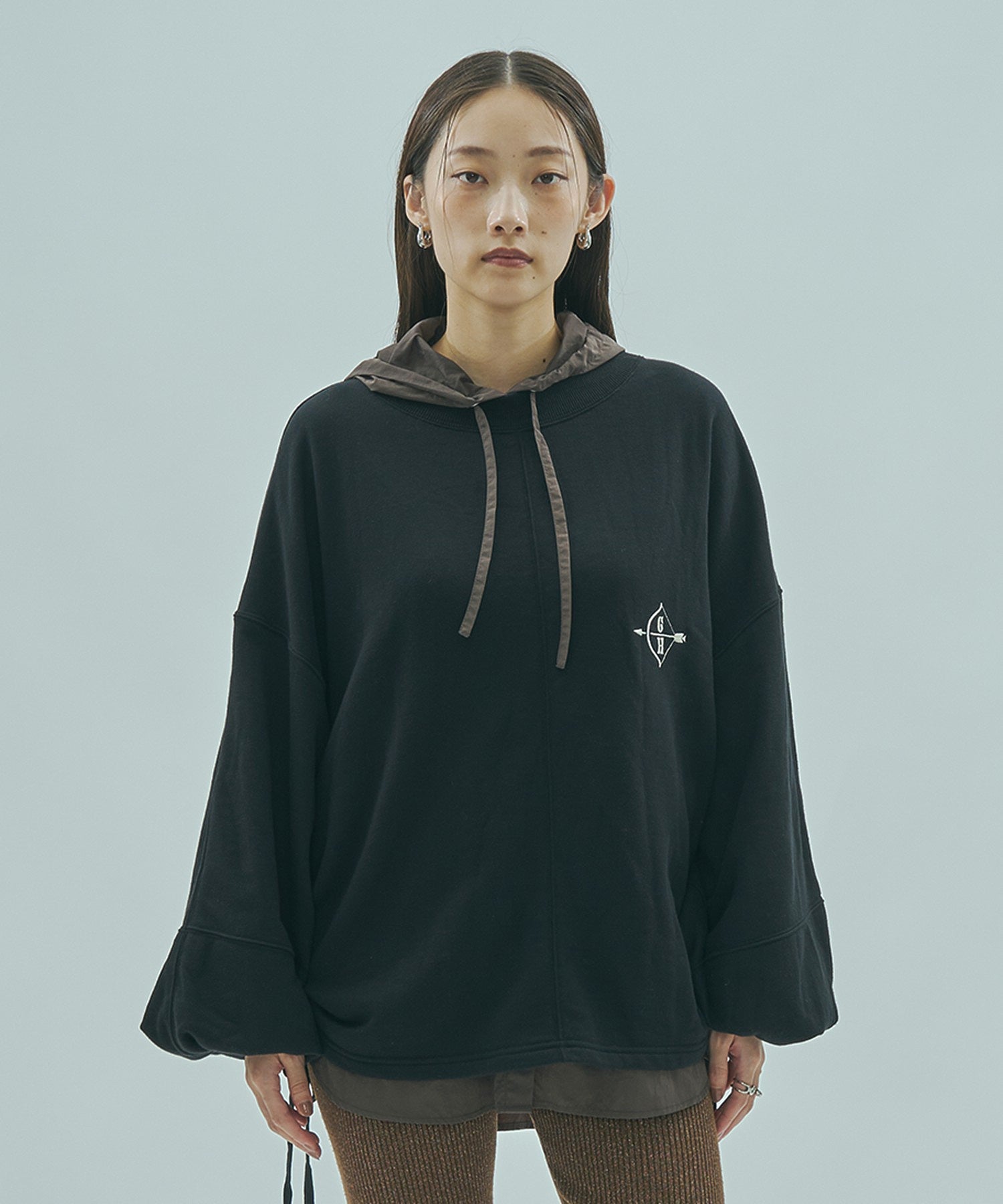 GENE HEAVENS/SIDE SHIRRING SWEAT