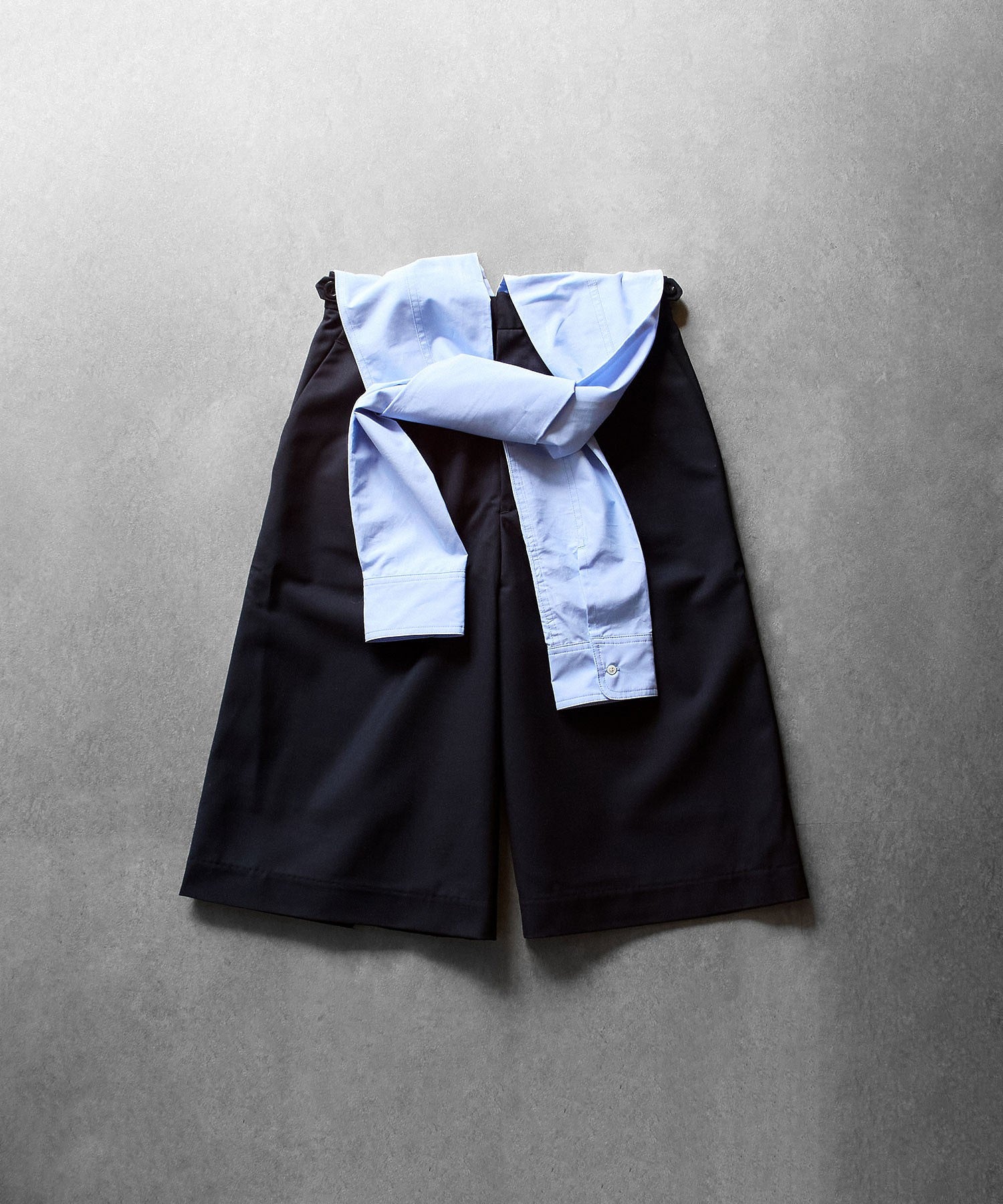 BASICKS/X SLEEVE DOCKING TROUSERS