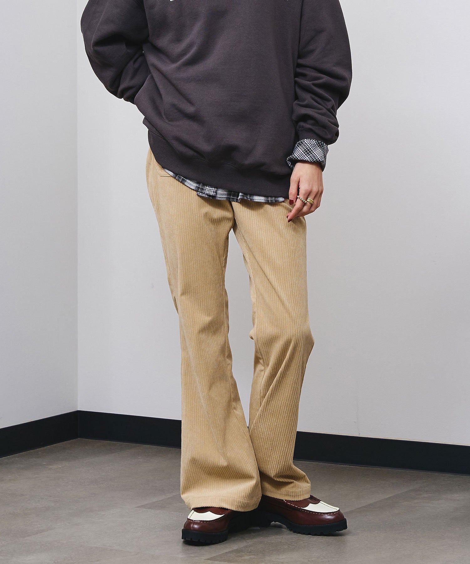 model:161cm 着用サイズ:S