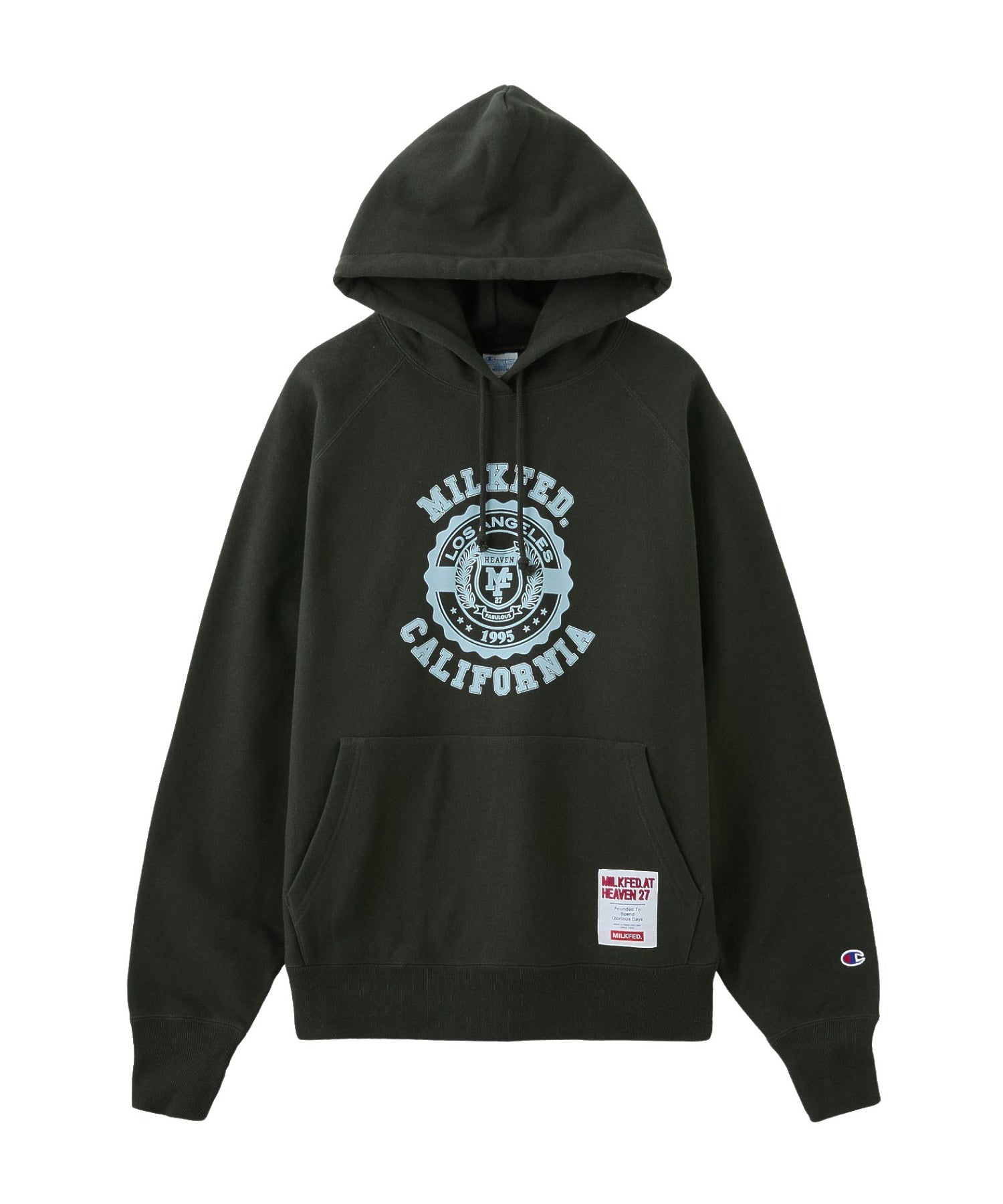 MILKFED. × CHAMPION COLLEGE LOGO SWEAT HOODIE