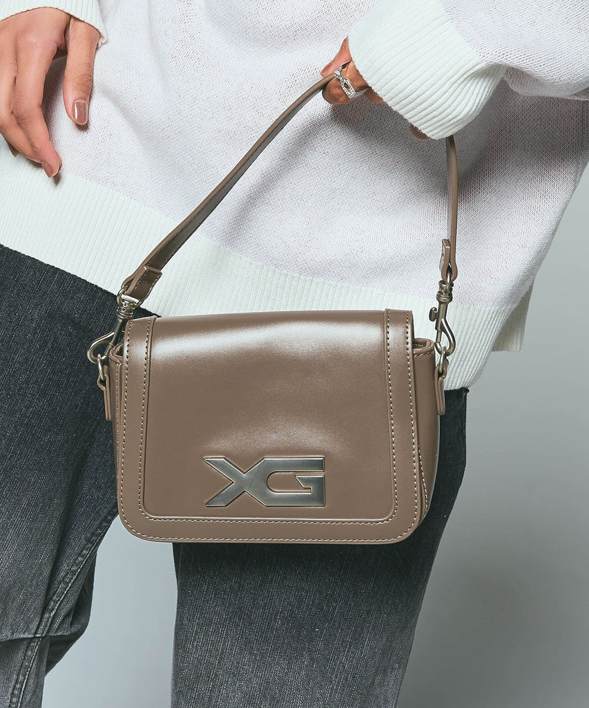 XG EMBLEM BUCKLE 2WAY FAUX LEATHER BAG – calif（カリフ）公式サイト