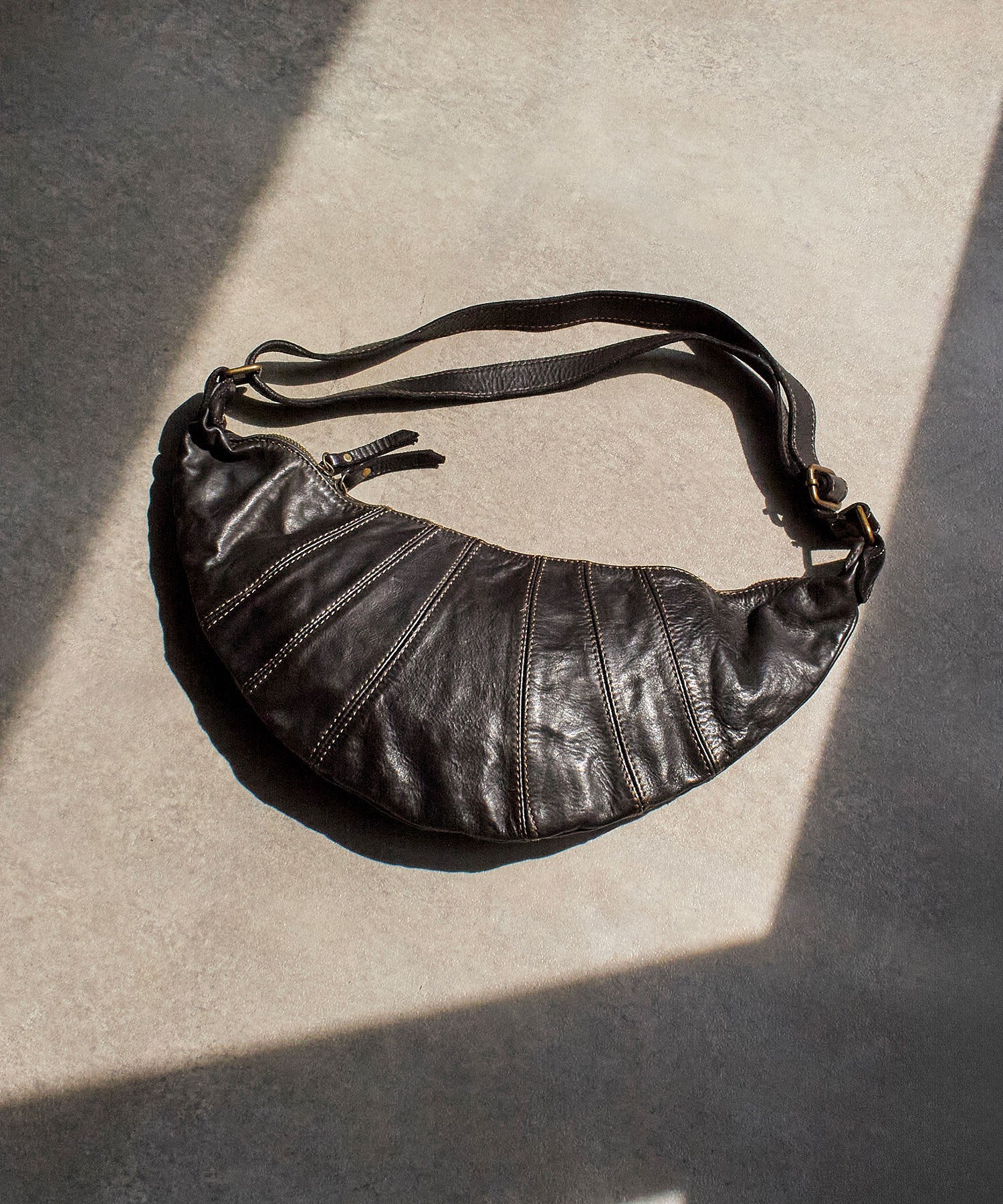 MILLELA FIRENZE/GARMENT DYED SHOULDER BAG
