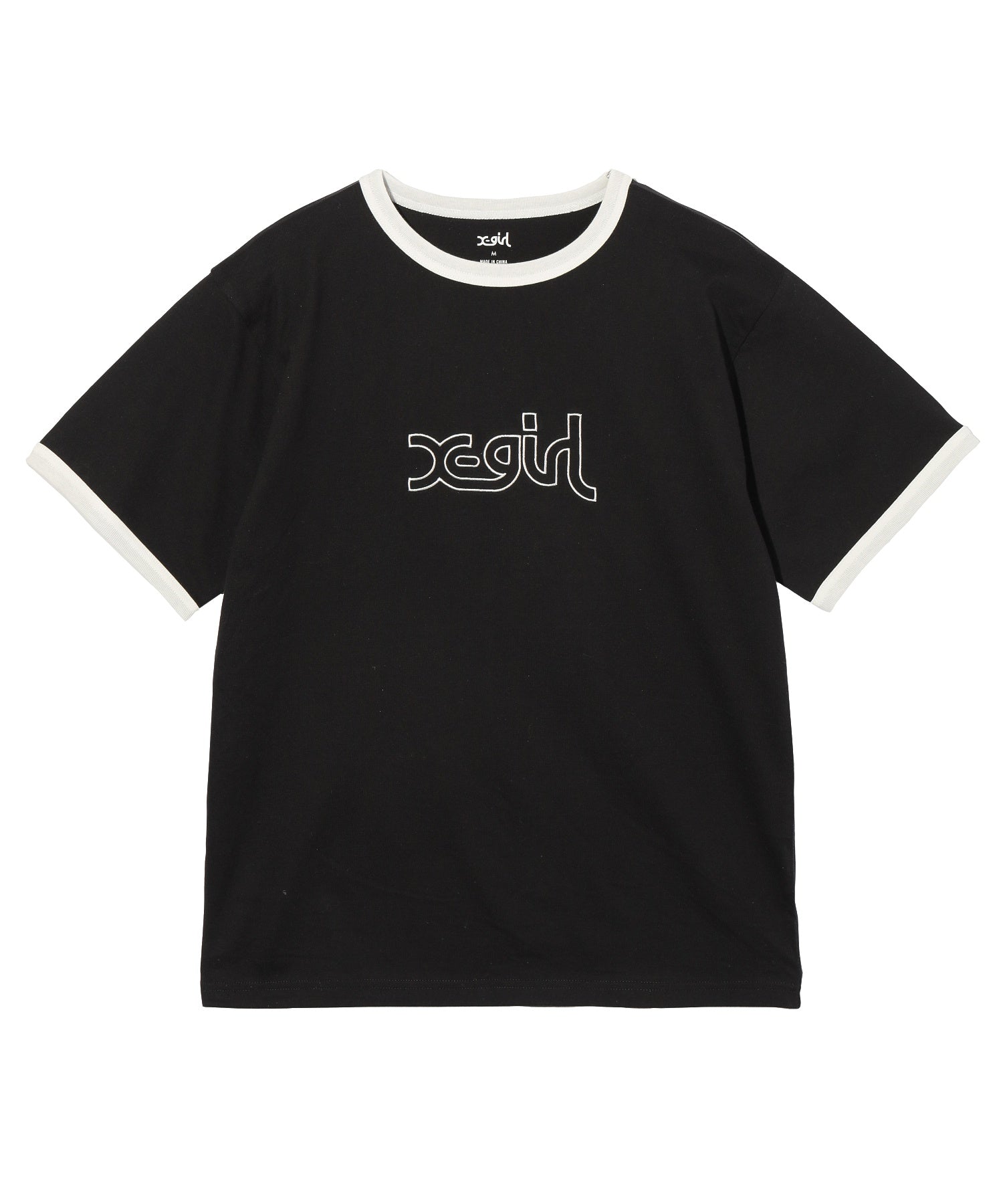 OUTLINE MILLS LOGO S/S RINGER TEE