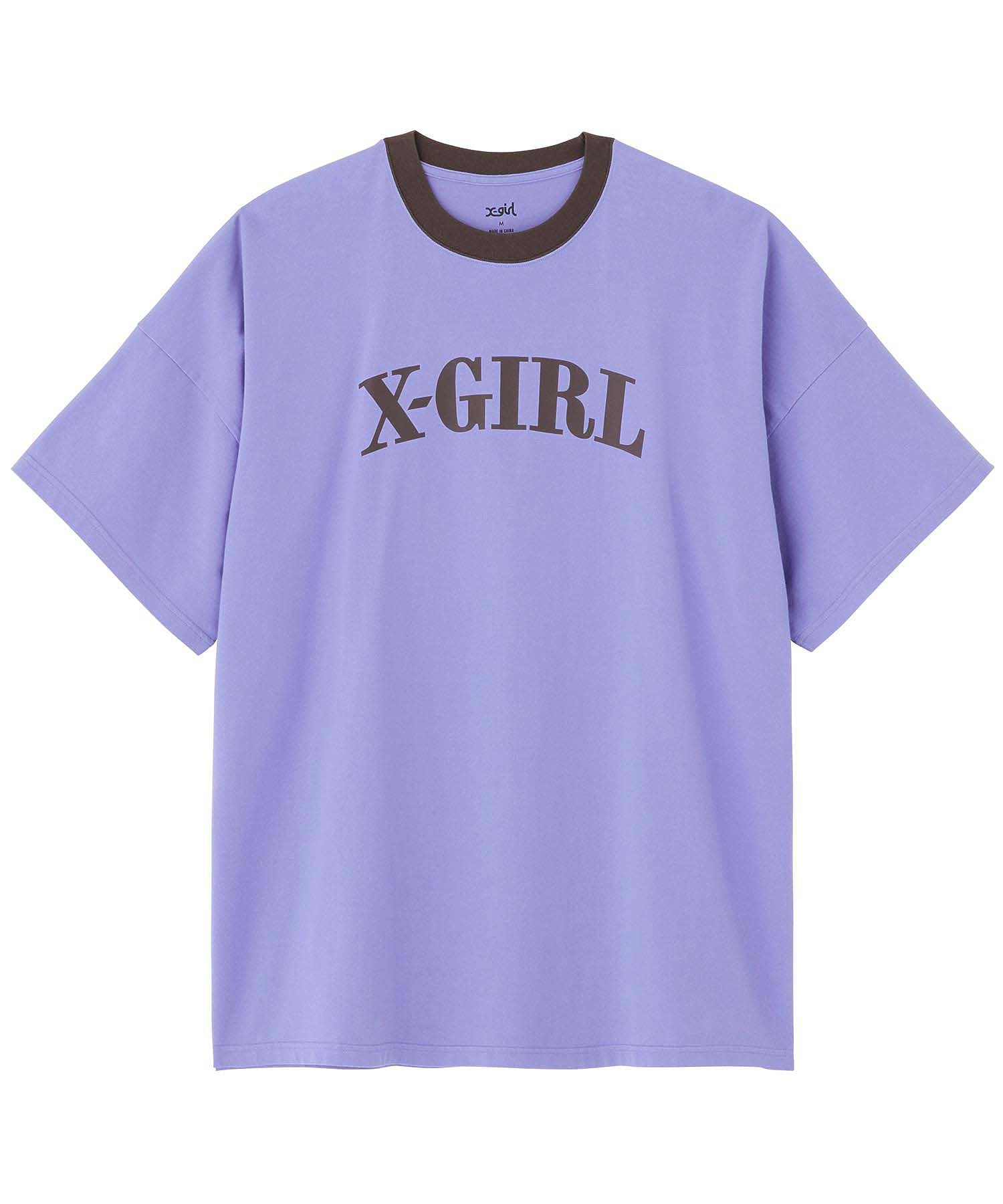 RINGER S/S BIG TEE DRESS X-girl