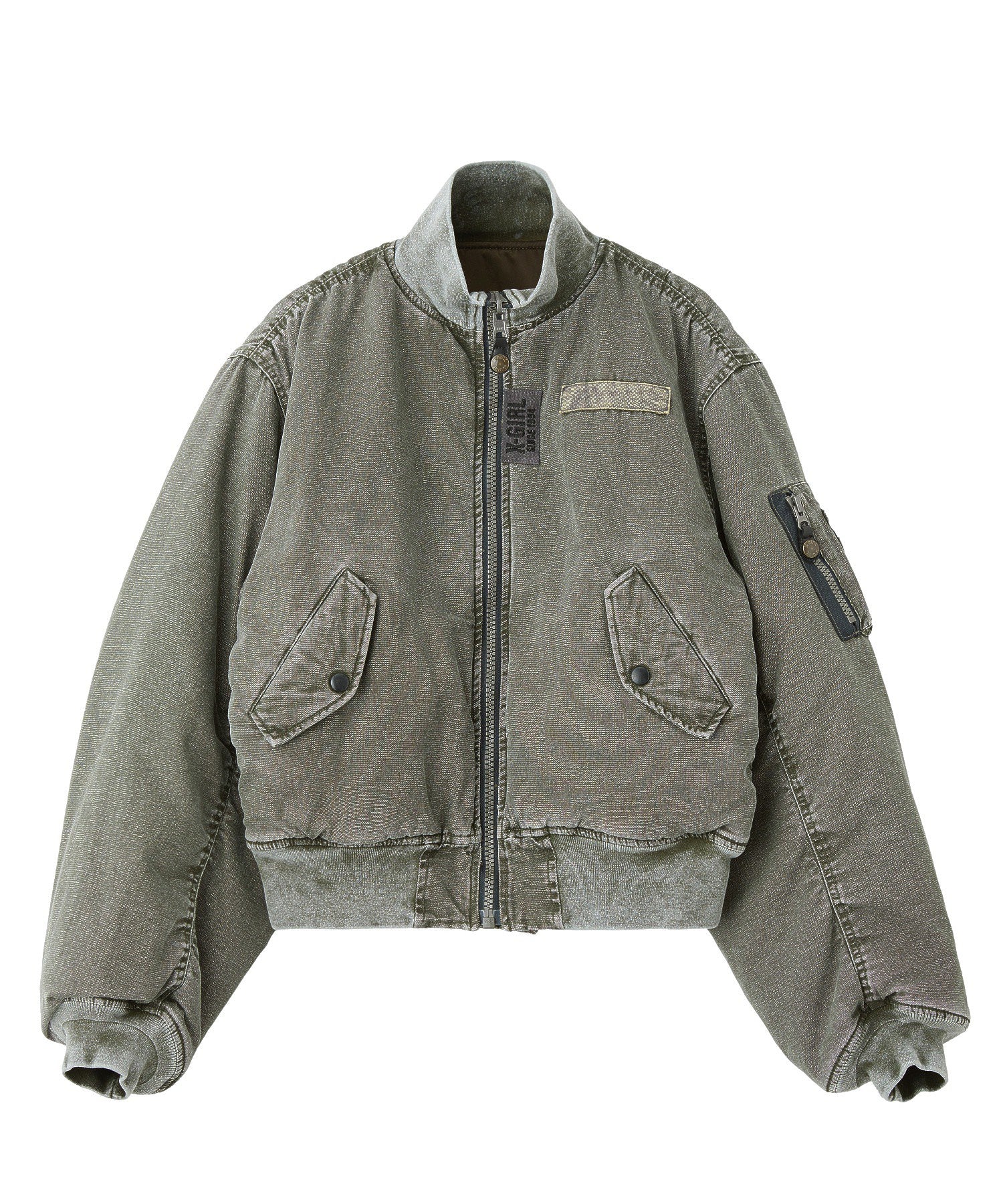 REVERSIBLE FADED MA-1 JACKET