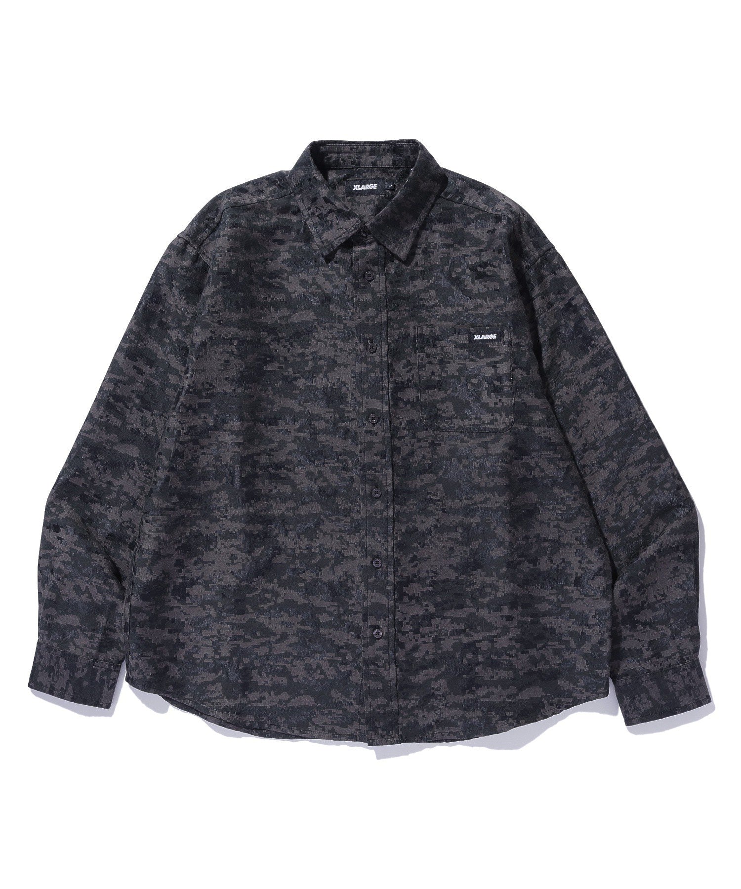 DIGITAL CAMO JACQUARD L/S SHIRTS