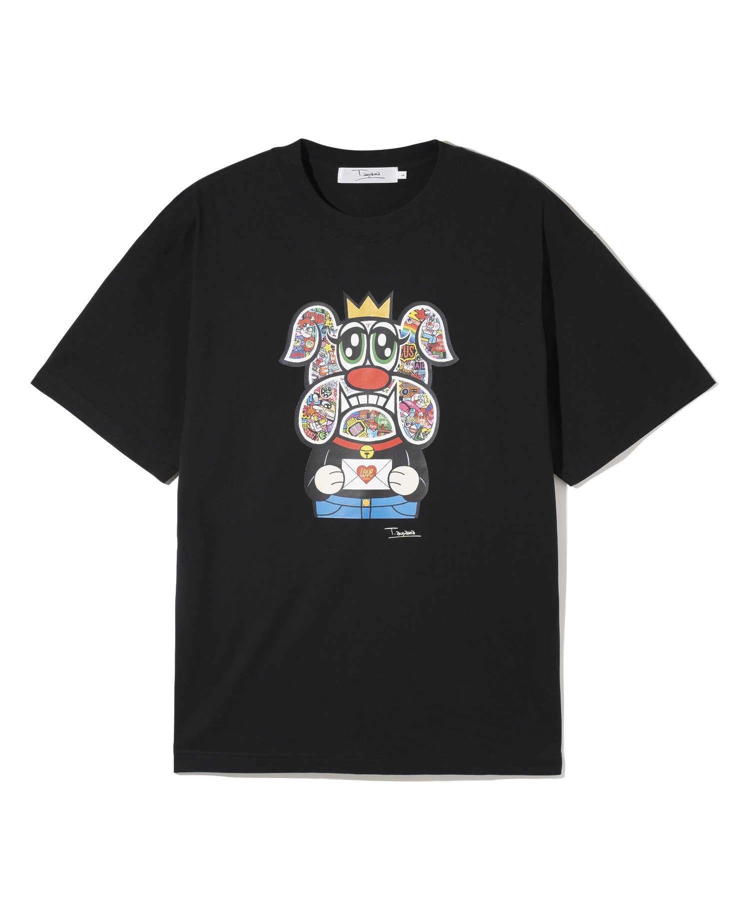 TETSUJI AOYAMA S/S TEE LOVE LETTER calif-ART