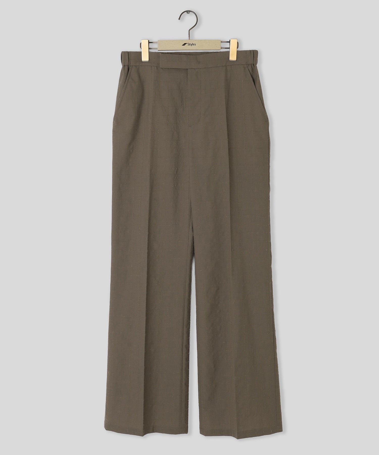 8ON8/エイトオンエイト/Brown Paneled Pocket Trousers N2GAG210176