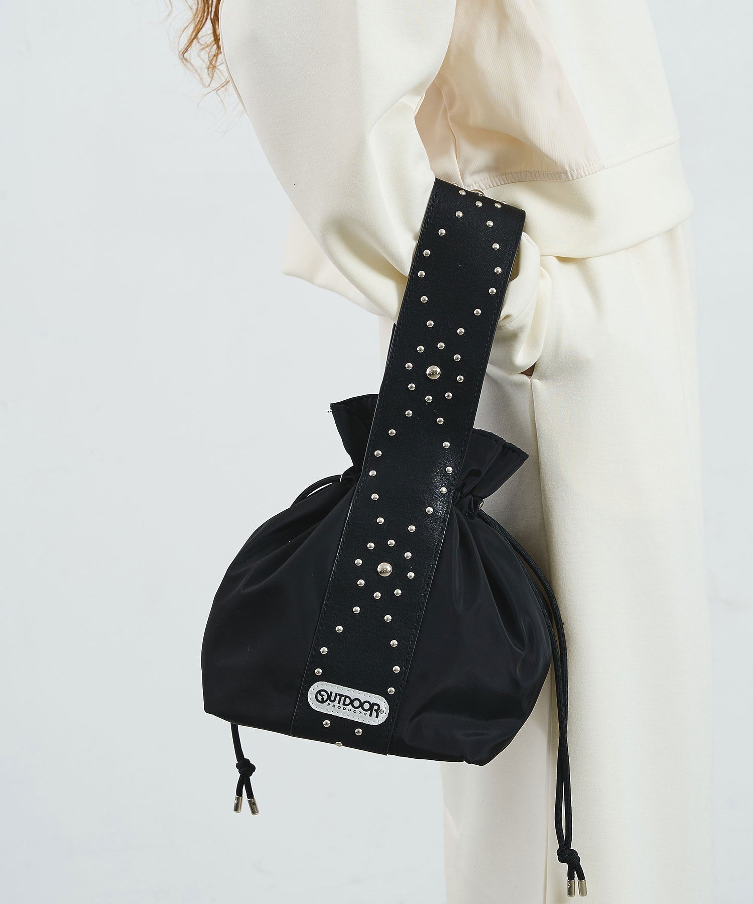 【ROSE BUD別注】OUTDOOR/STUDS BELT BAG