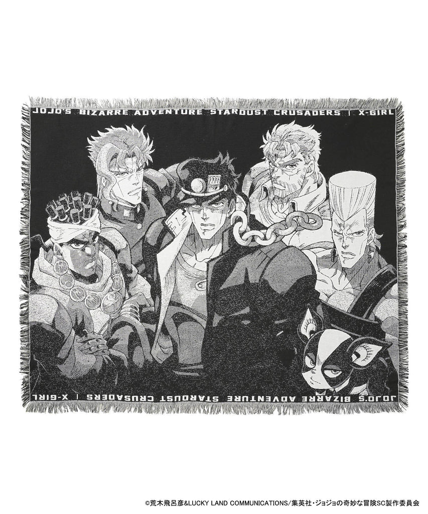 X-girl×ジョジョの奇妙な冒険SC JACQUARD BLANKET – calif（カリフ）公式サイト