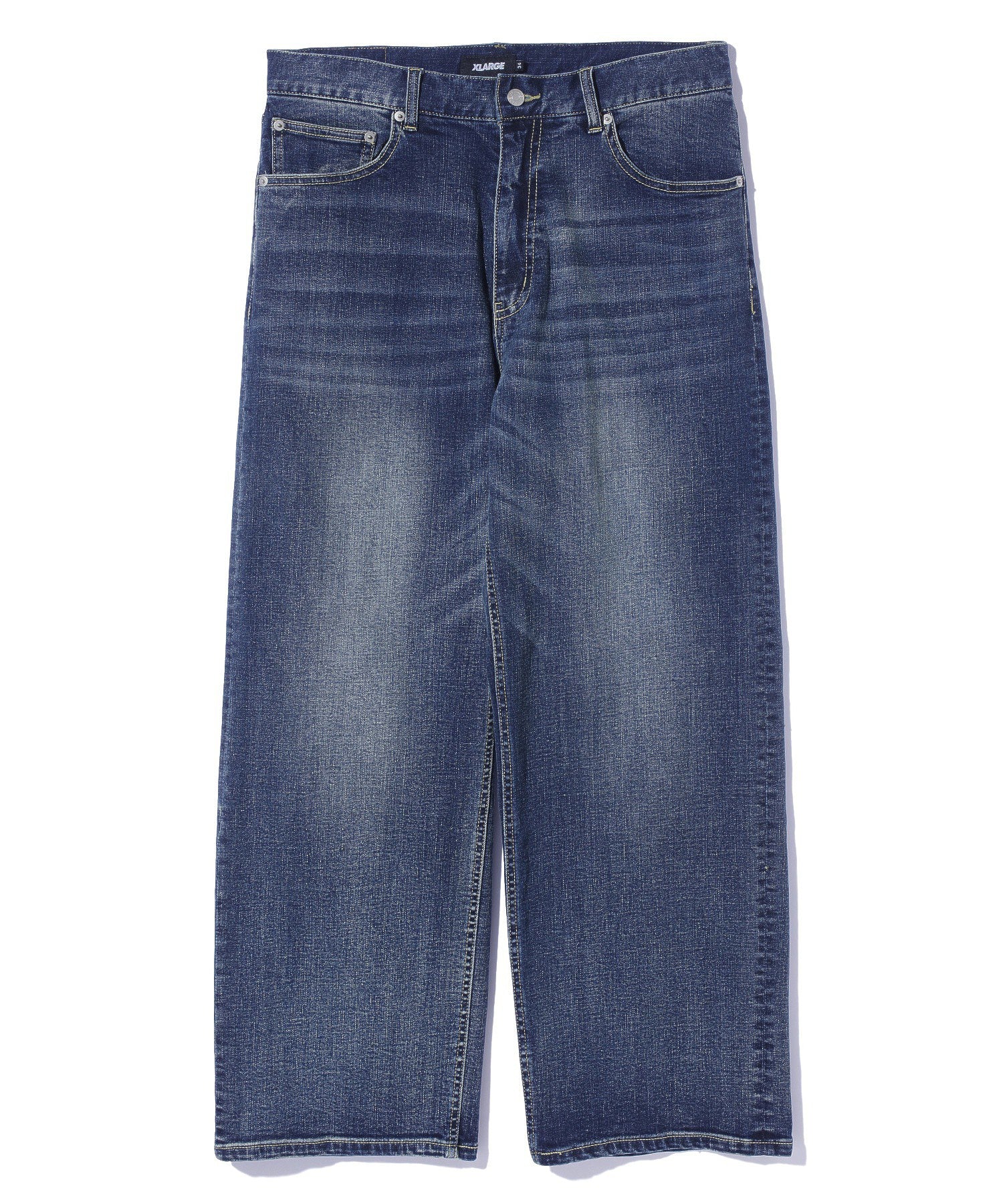 BAGGY STRETCH DENIM PANTS