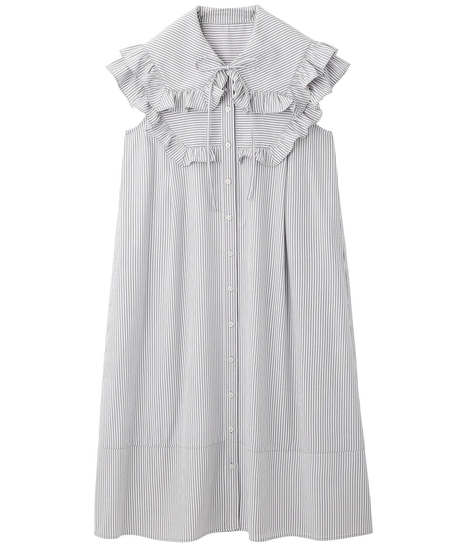 RUFFLE COLLAR DRESS MILKFED.