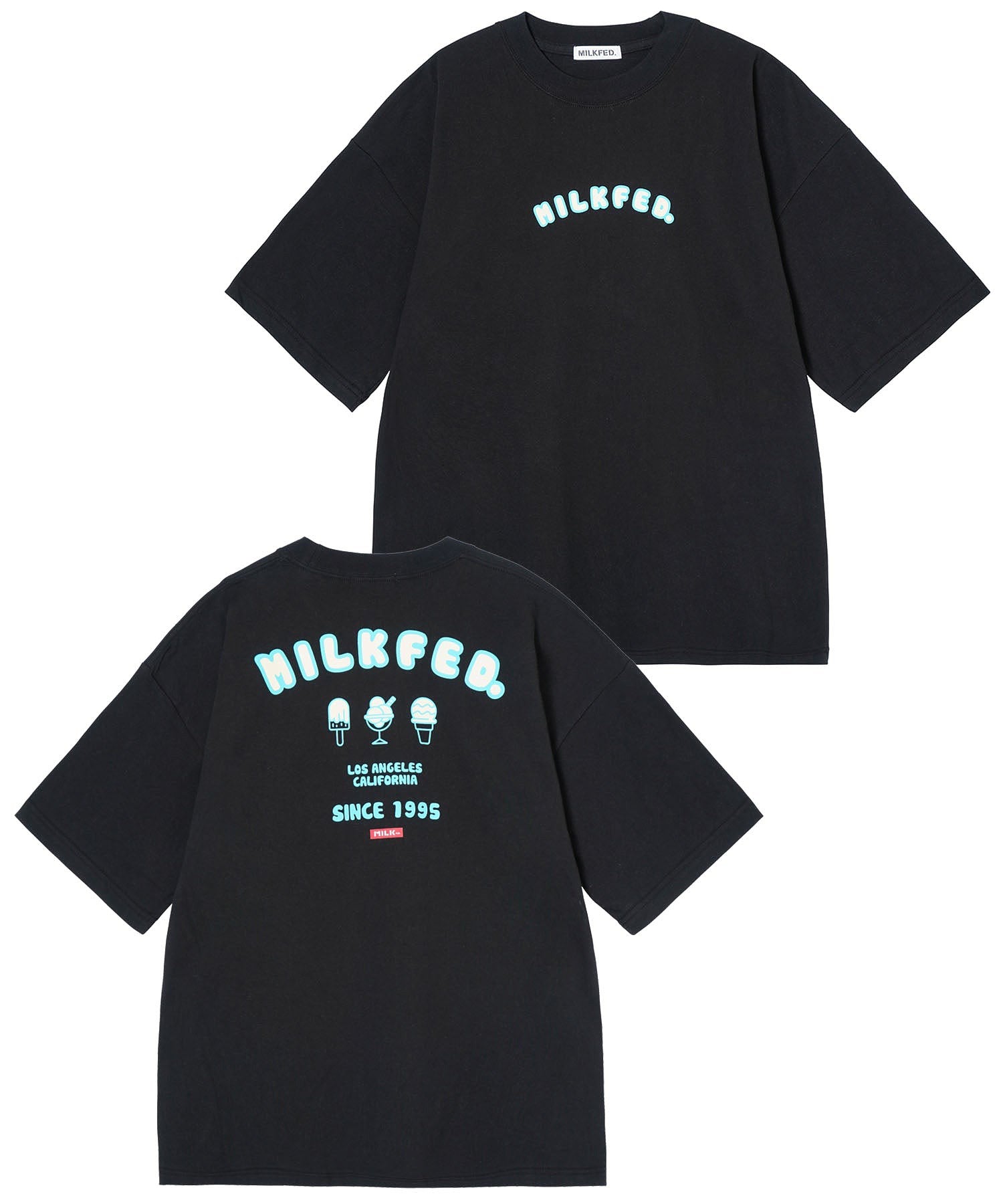 WIDE S/S TEE ICE CREAM MILKFED.