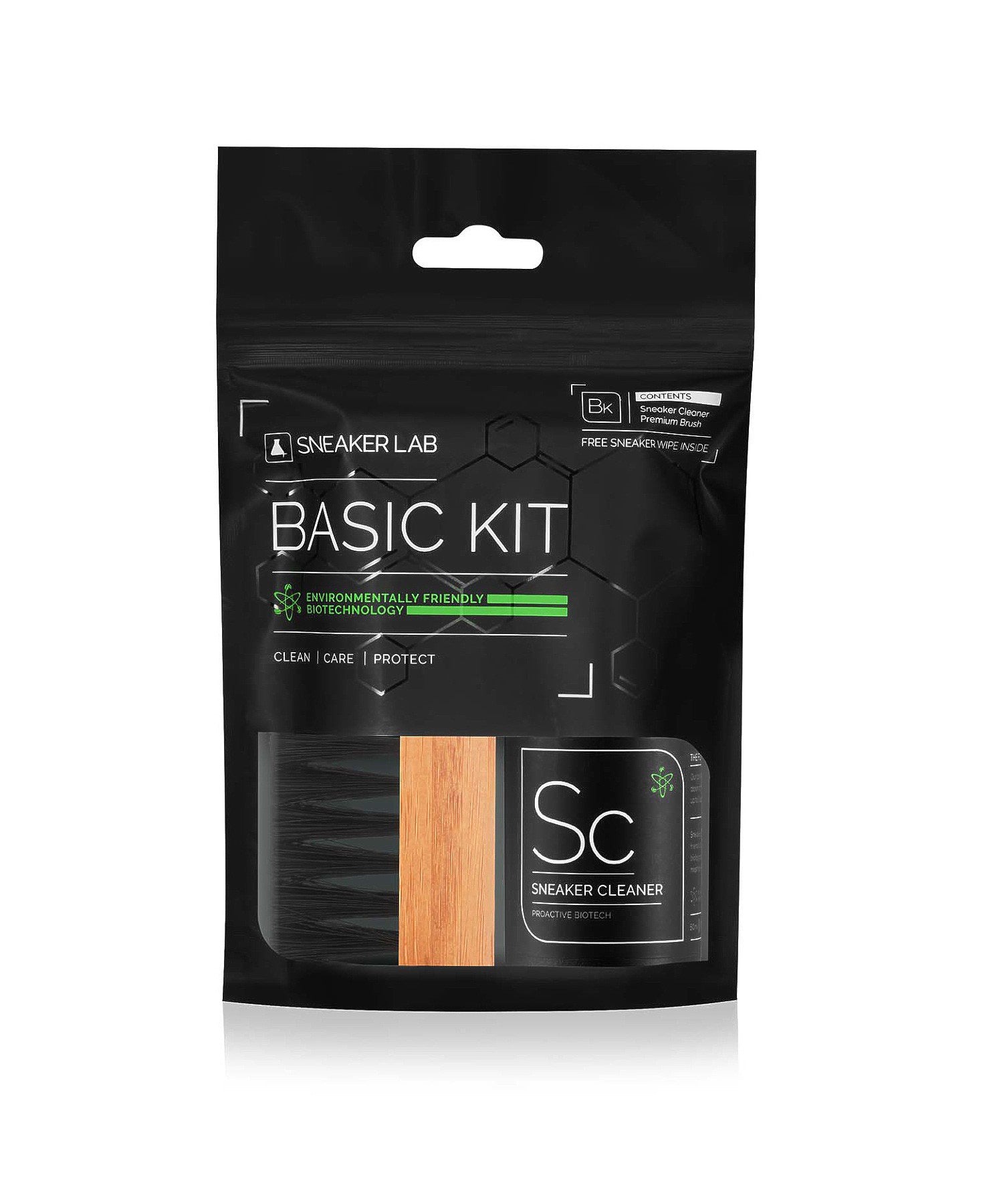 【シューズメンテナンス用品 スニーカークリーナー/プレミアムブラシ/トライアルワイプのセット】SNEAKER LAB/スニーカーラボ/ SNEAKER LAB BASIC KIT - 2 PIECE