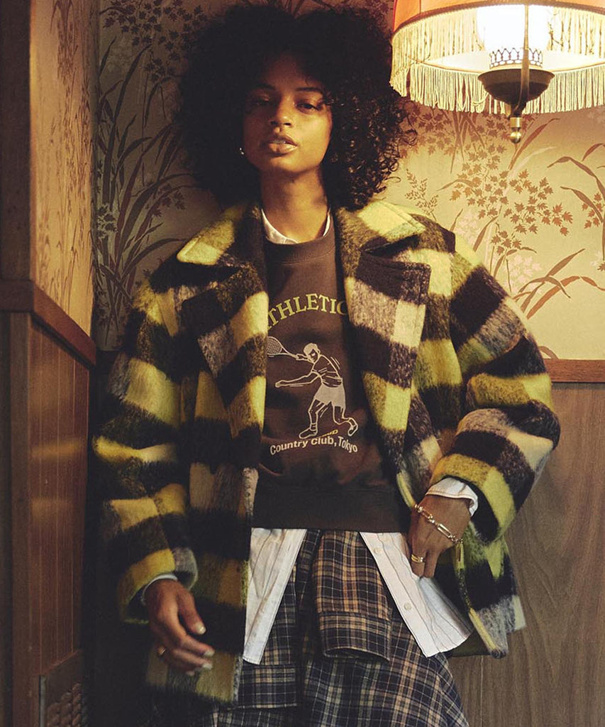 ROSE BUD / SHAGGY CHECK COAT – calif（カリフ）公式サイト