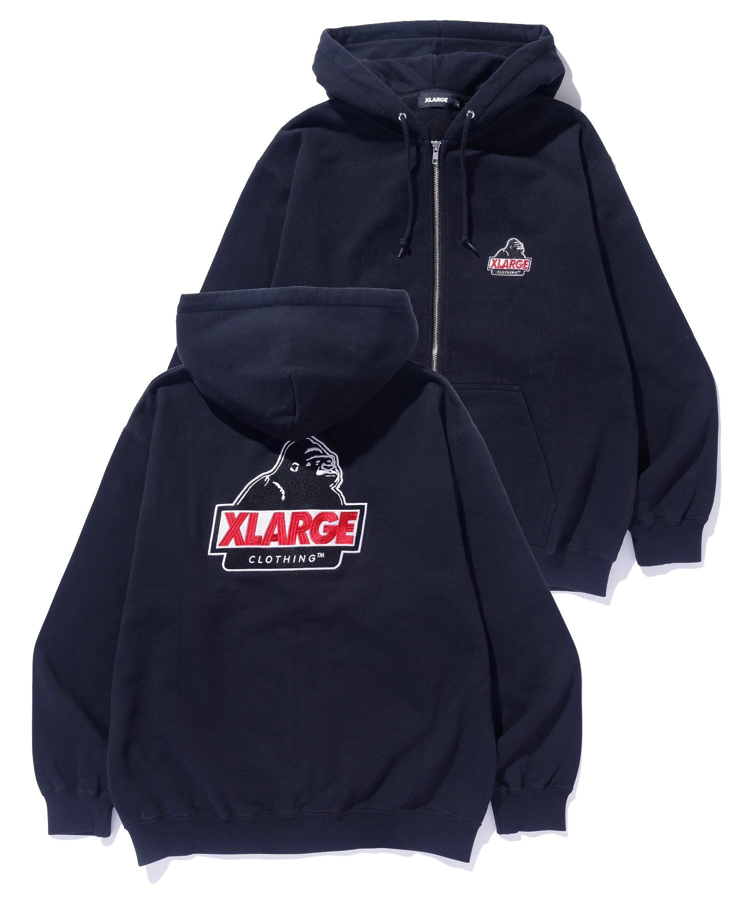 SLANTED OG ZIP HOODED SWEATSHIRT