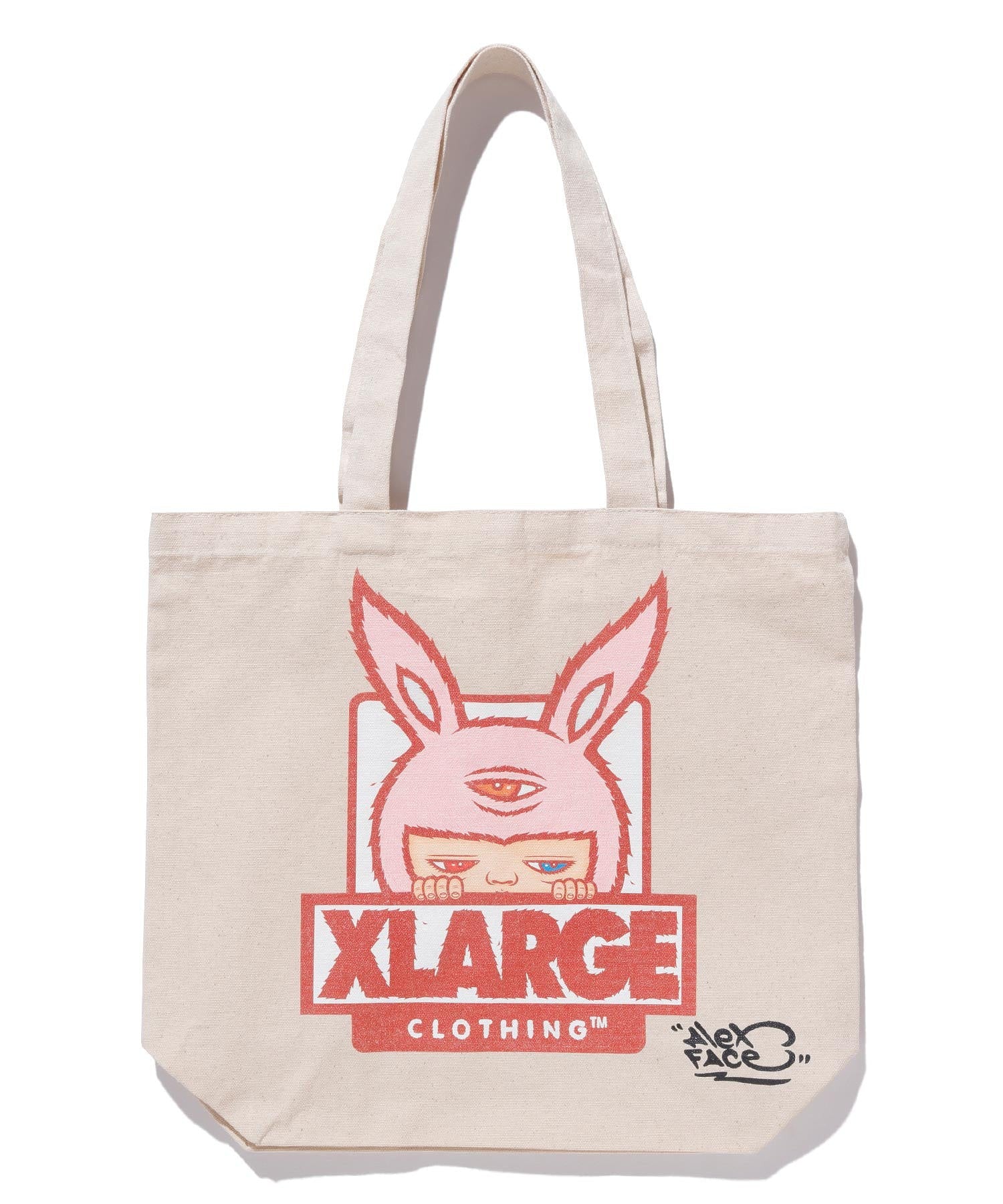 XLARGE × ALEXFACE TOTE BAG calif-ART