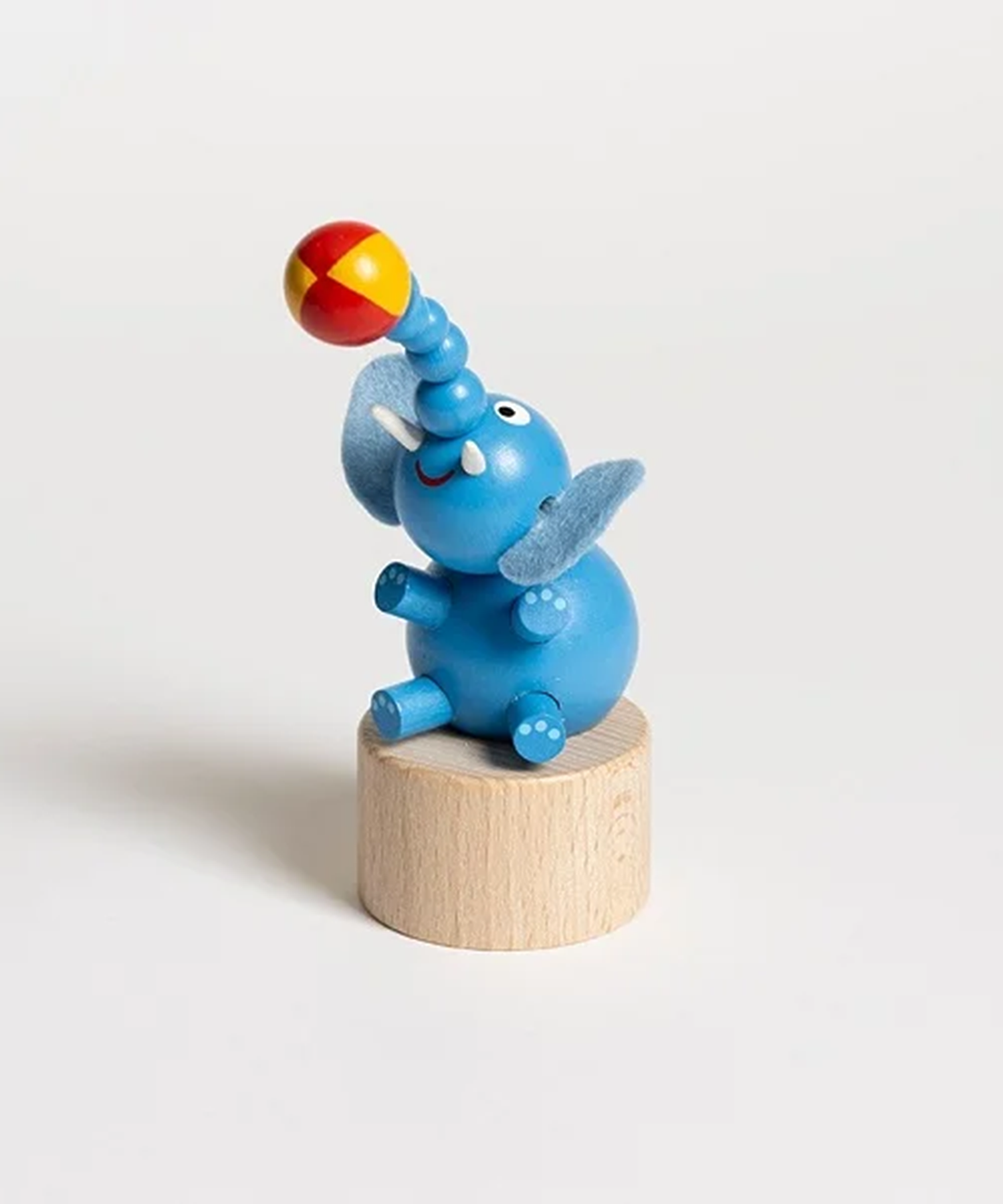 DETOA Push Up Toy Bule Elephant