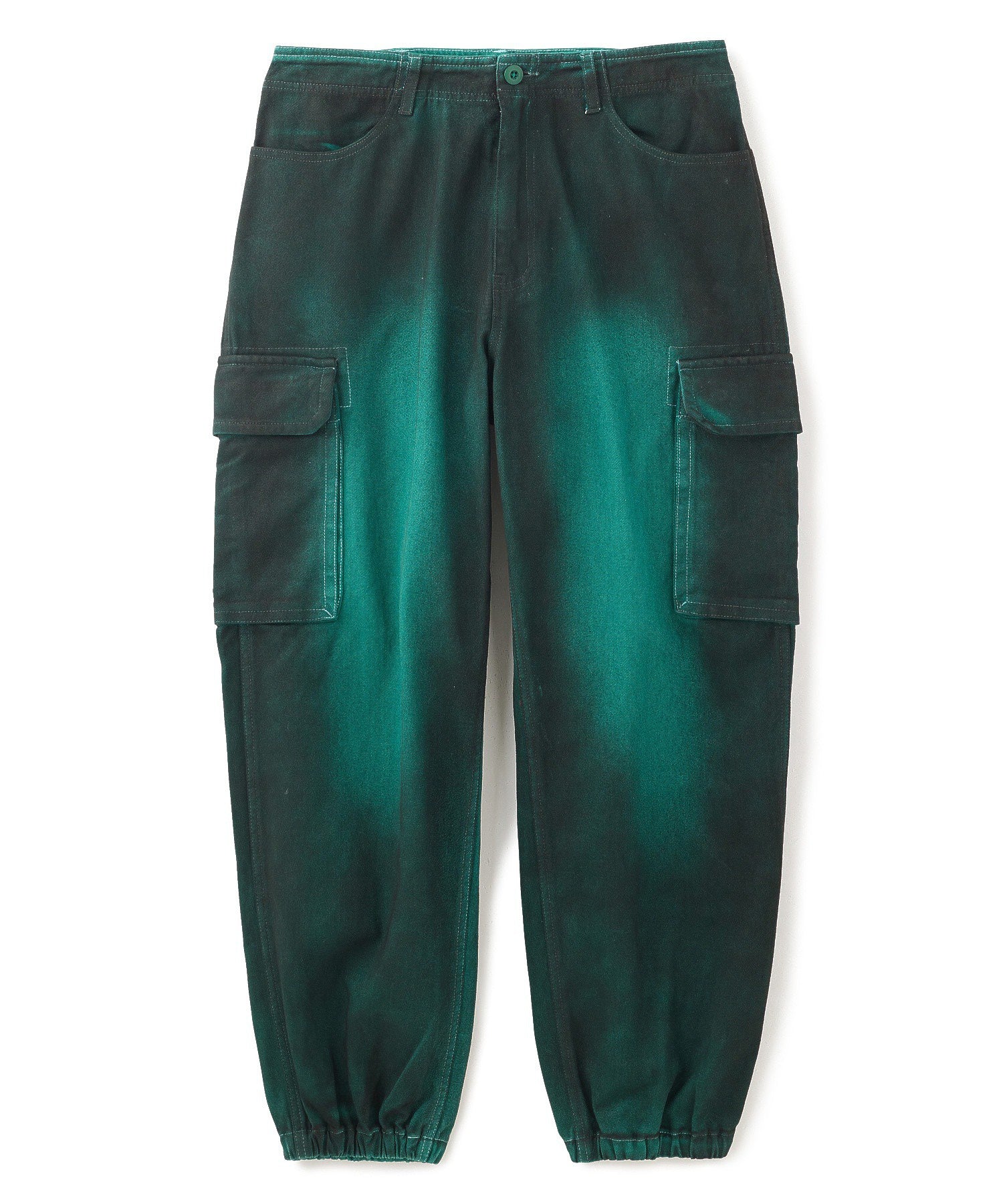 SPRAY PRINTED CARGO PANTS