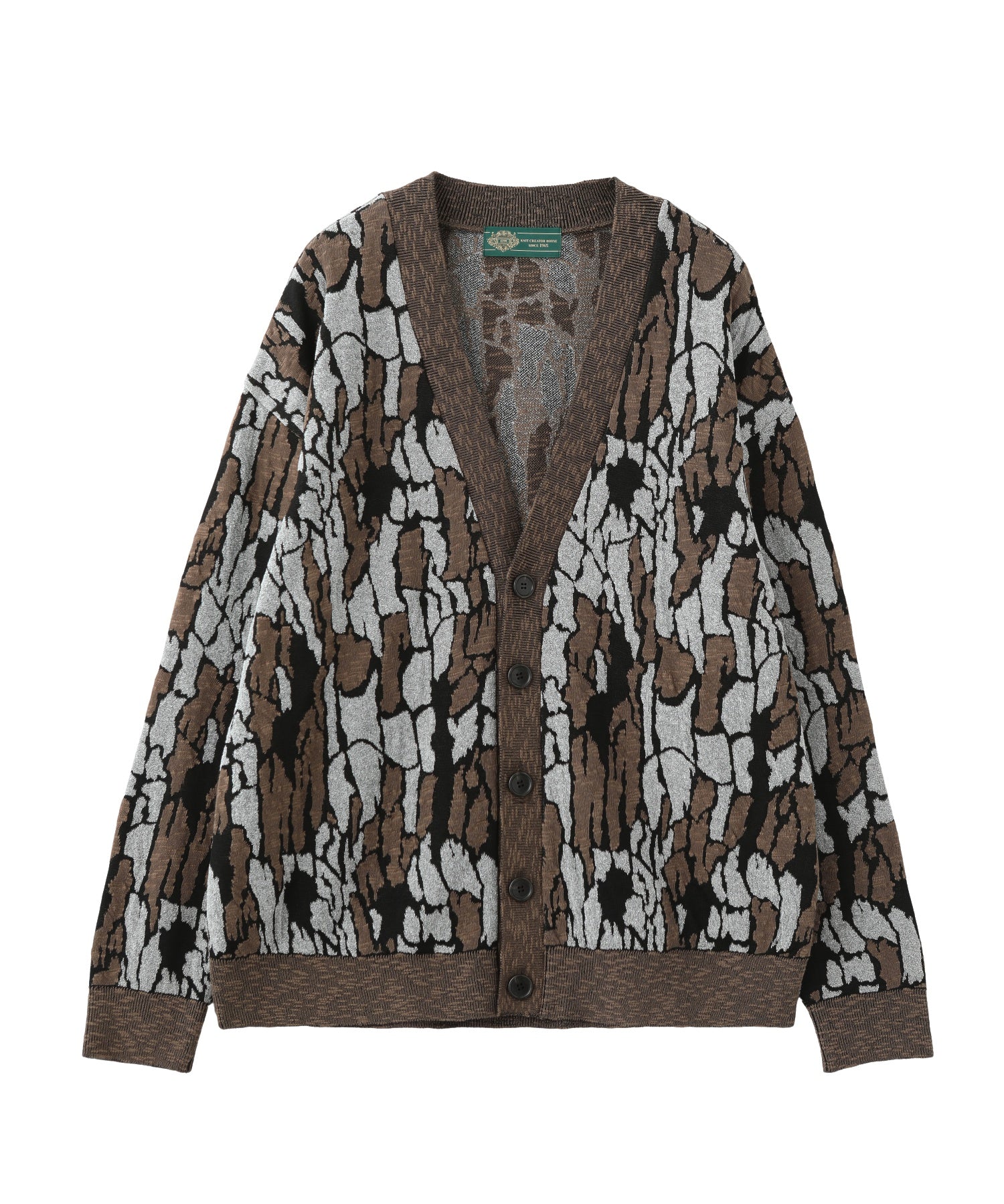 gimcontext/ジム コンテキスト/Trebark Camo Knit Cardigan 25505030