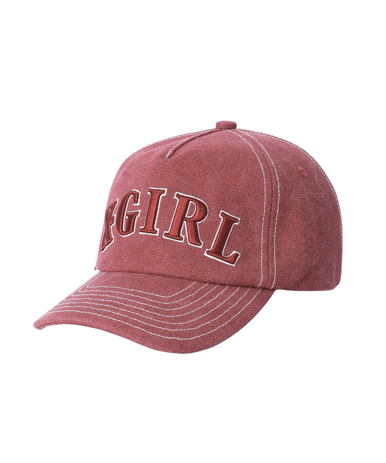 CONTRAST STITCH 5PANEL CAP