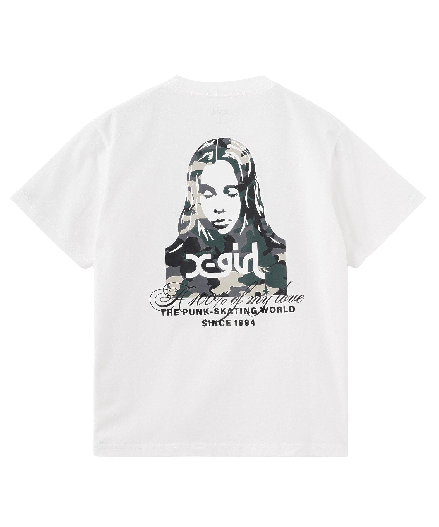 HIBISCUS CAMOUFLAGE FACE S/S TEE