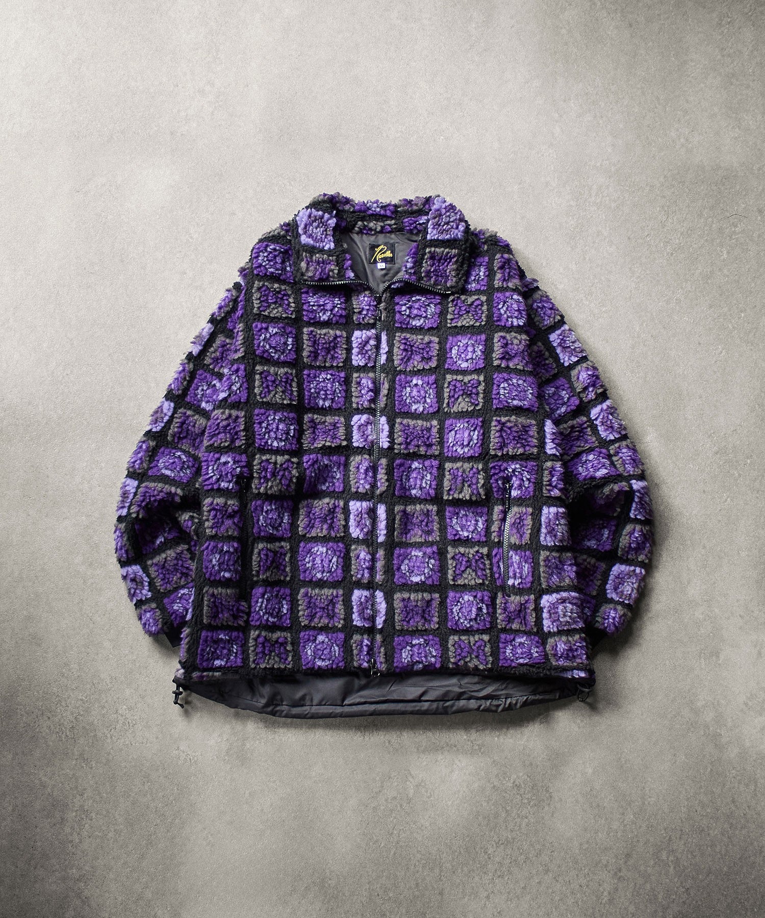 NEEDLES/FUR JACKET - PAPILLON PLAID PILE