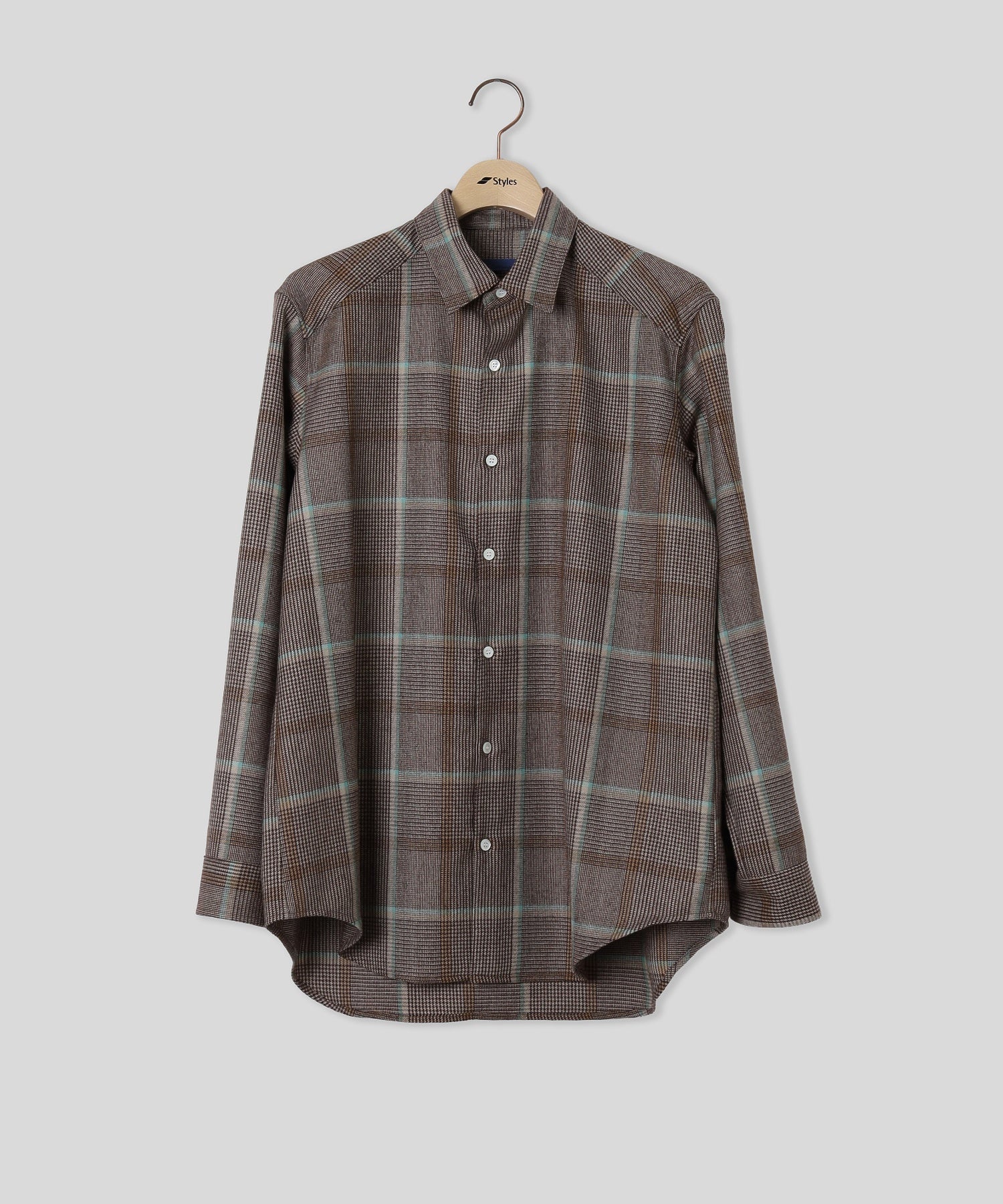 SEMOH/セモー/Fusion Shirt Wool Check 30-1-03