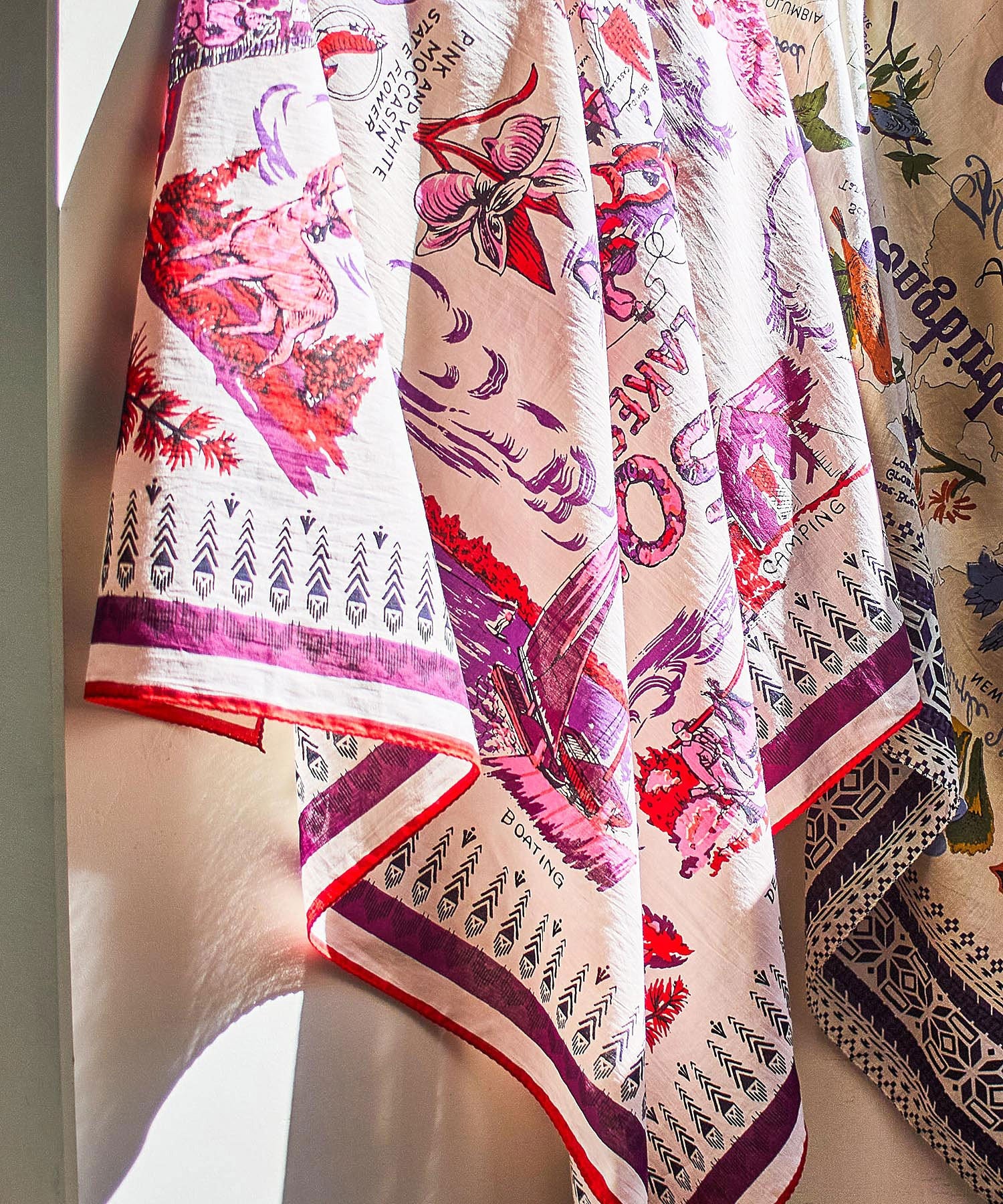 BINDU/COTTON VOILE MINESOTA SCARF