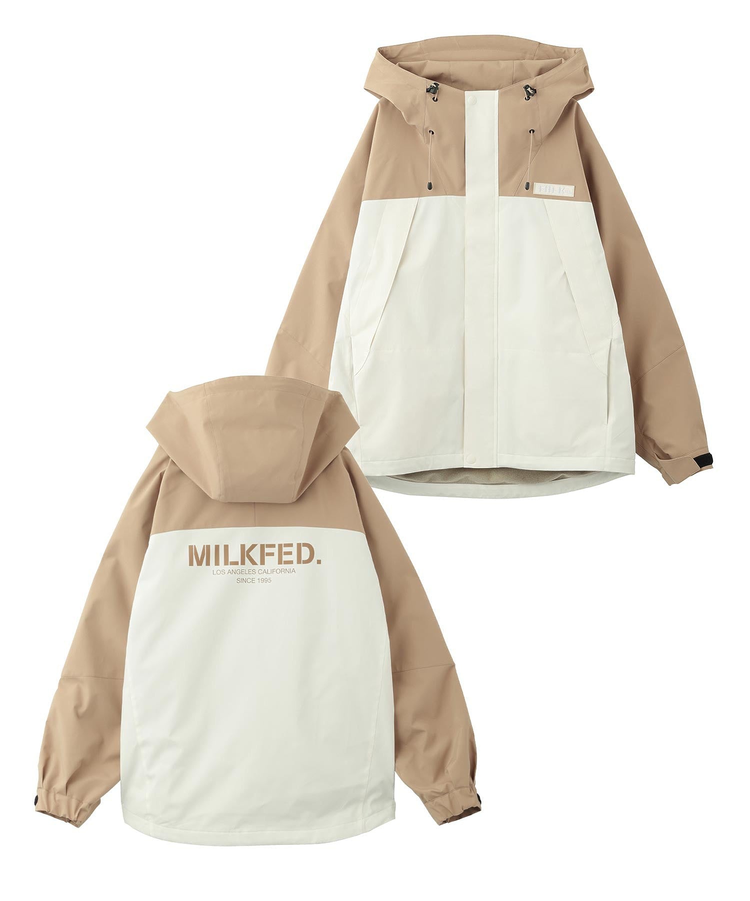 BICOLOR LOGO MOUNTAIN PARKA MILKFED.