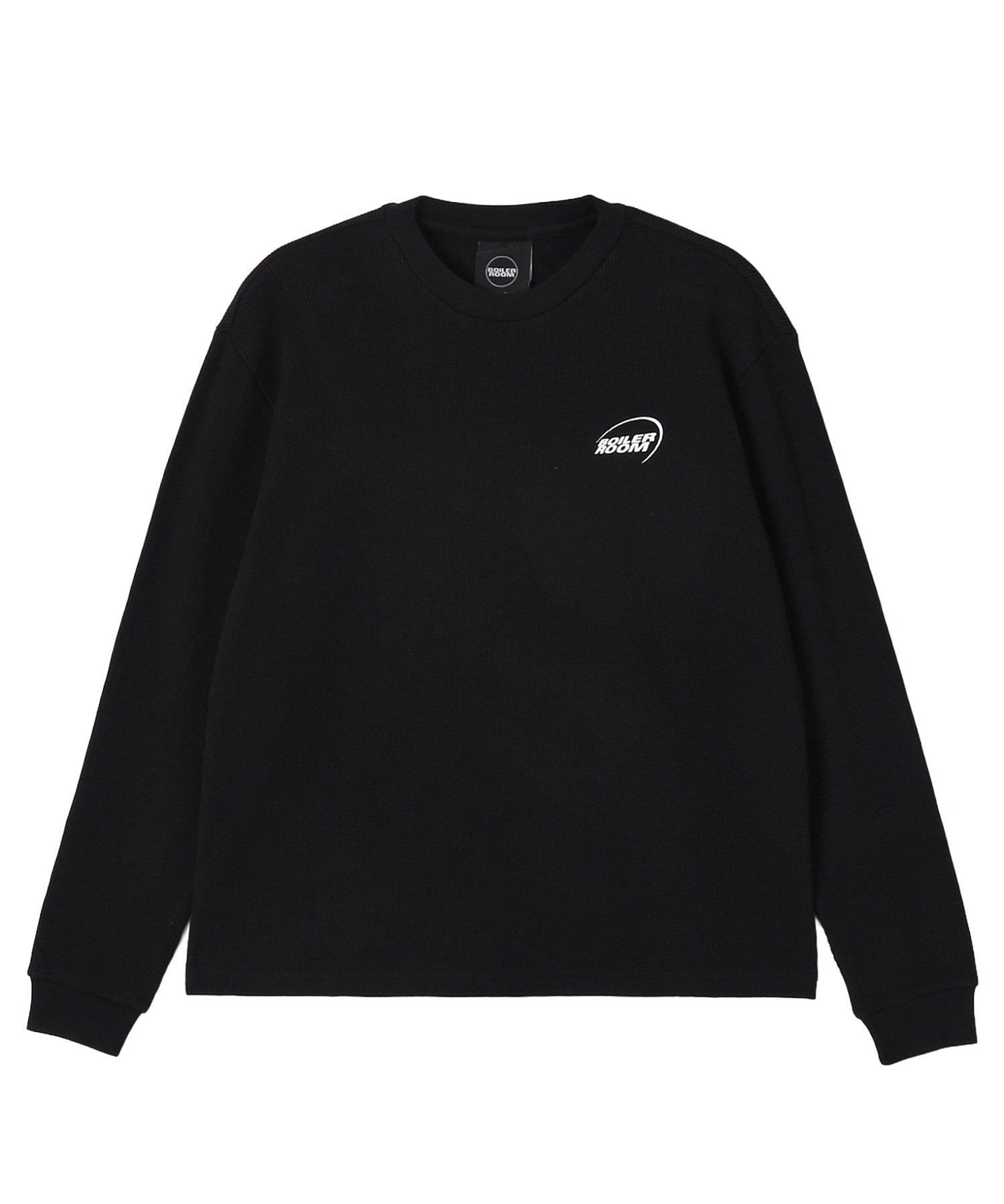 BOILER ROOM/ボイラールーム/WAFFLE LONG SLEEVE AW25LS01BLK