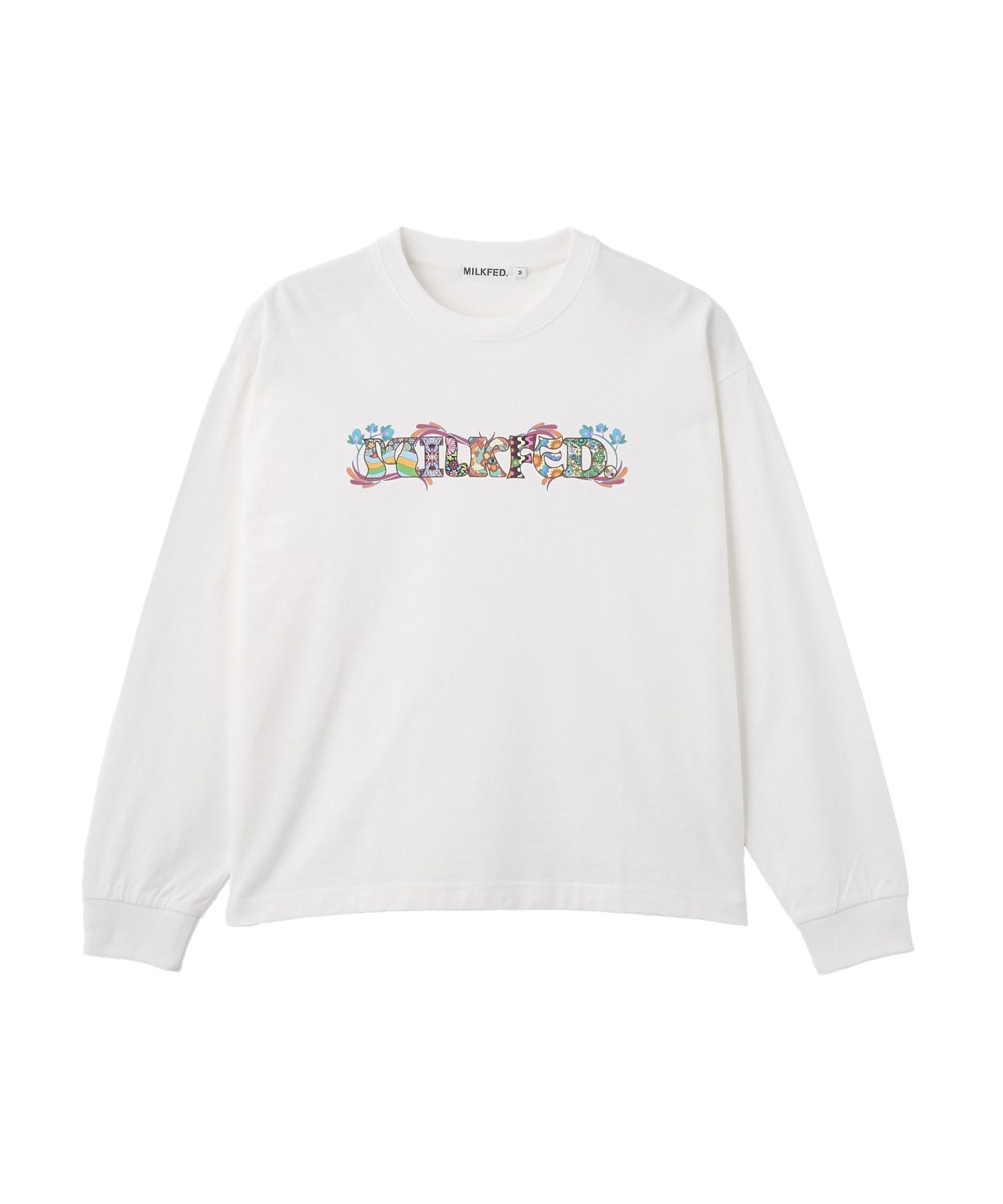 PATTERNED LOGO L/S TEE