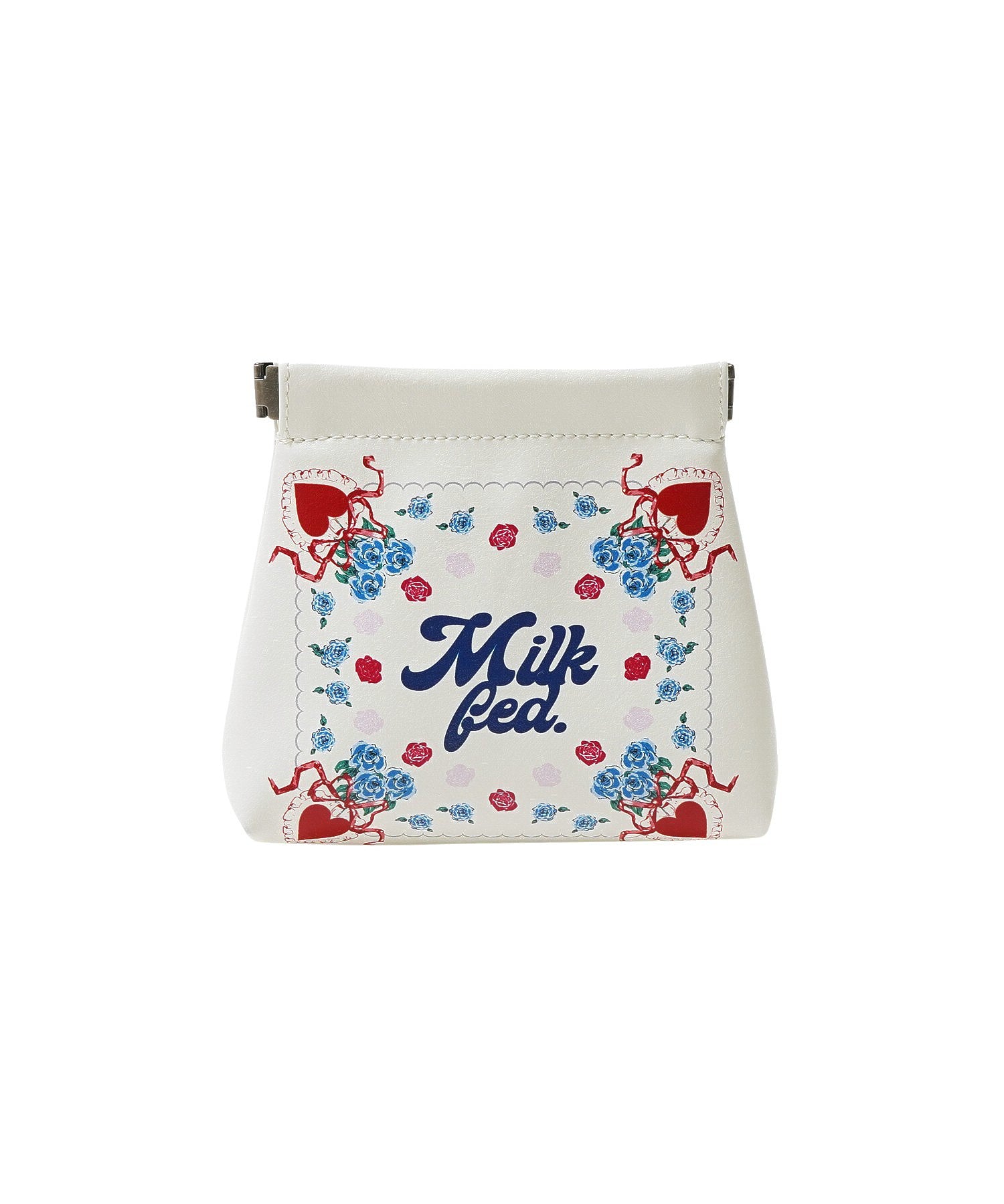 FLOWER PATTERN SPRING POUCH