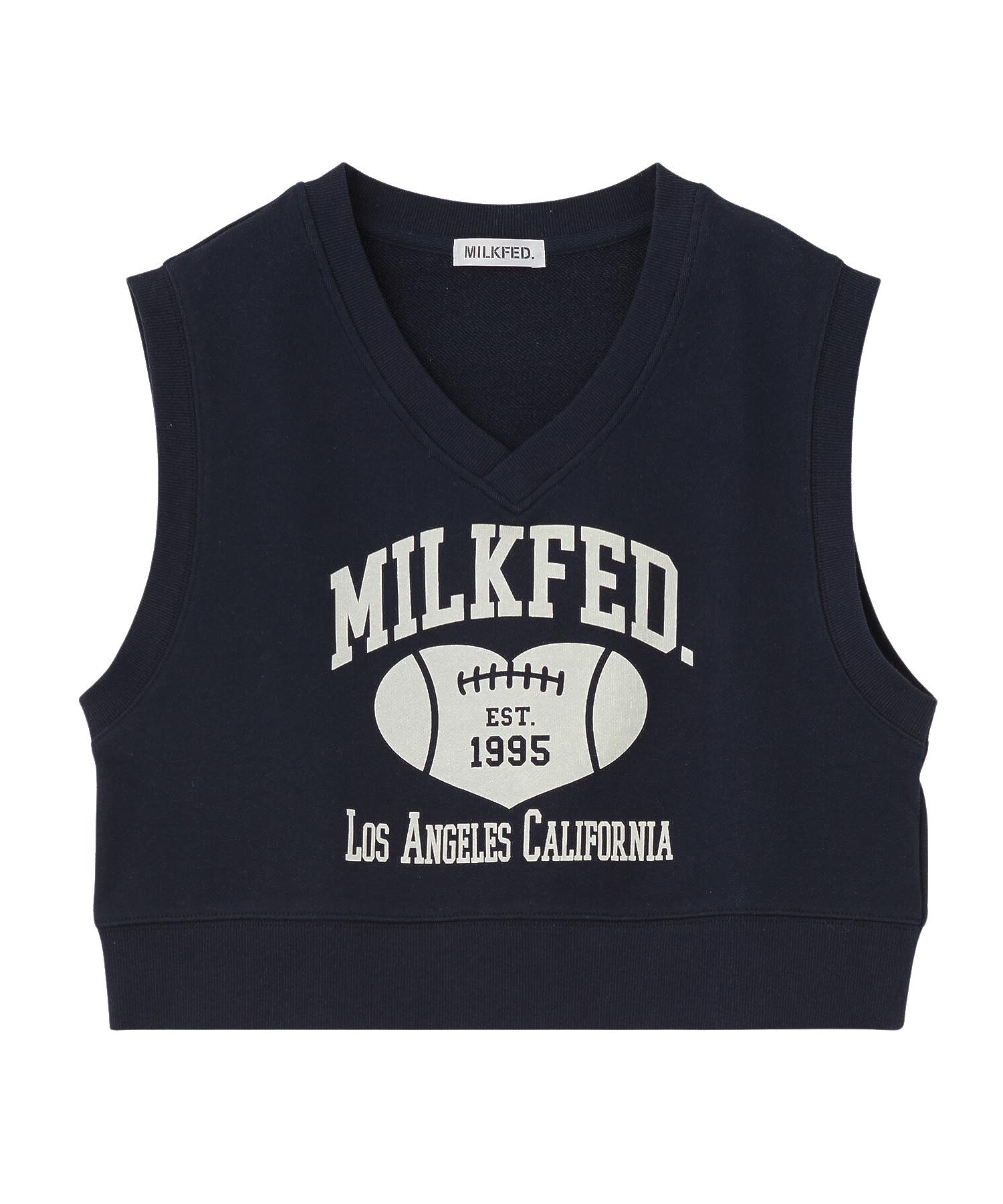 COLLEGE LOGO V-NECK SWEAT VEST
