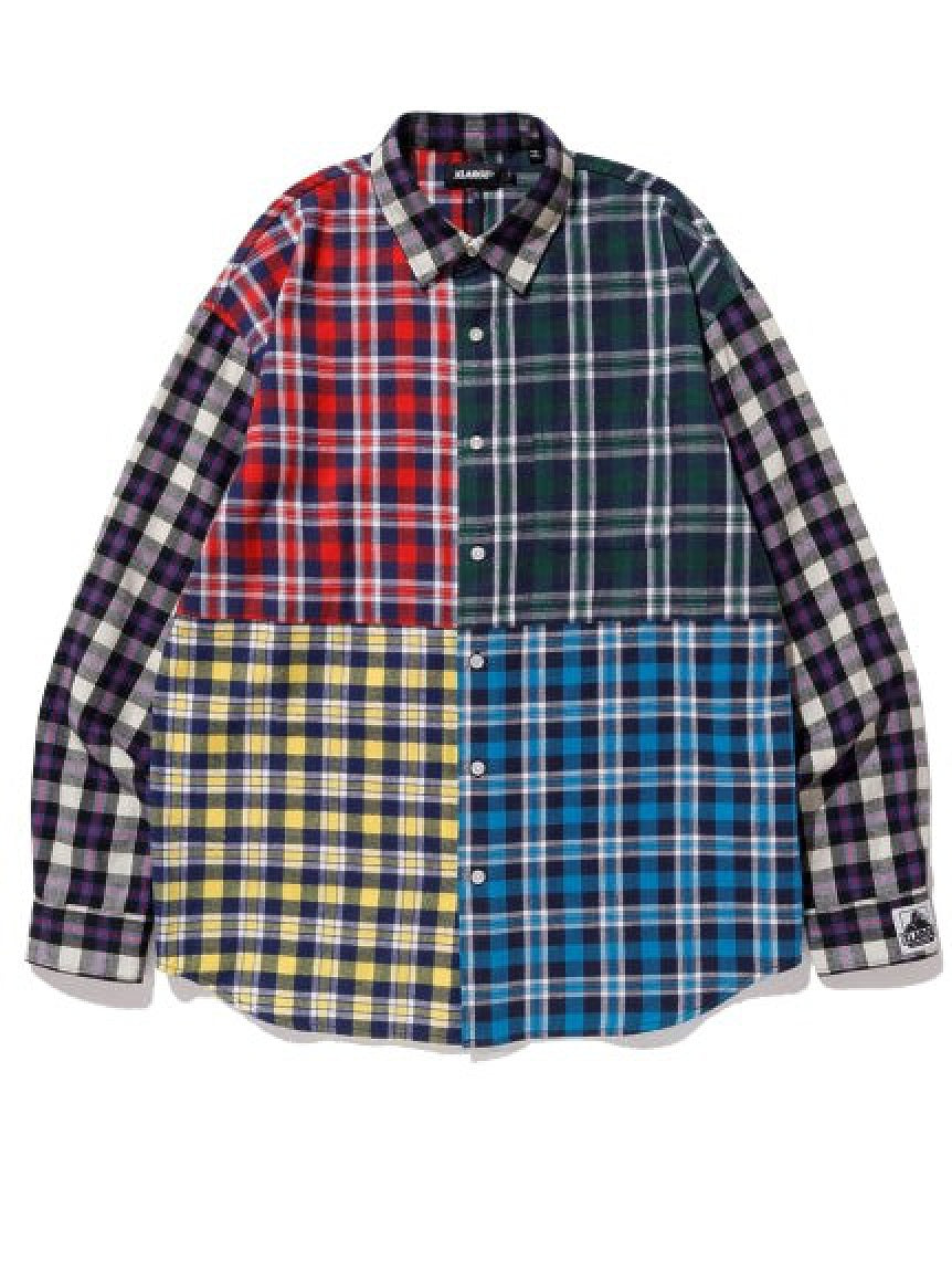 L/S PATCHWORK SHIRT SILAS