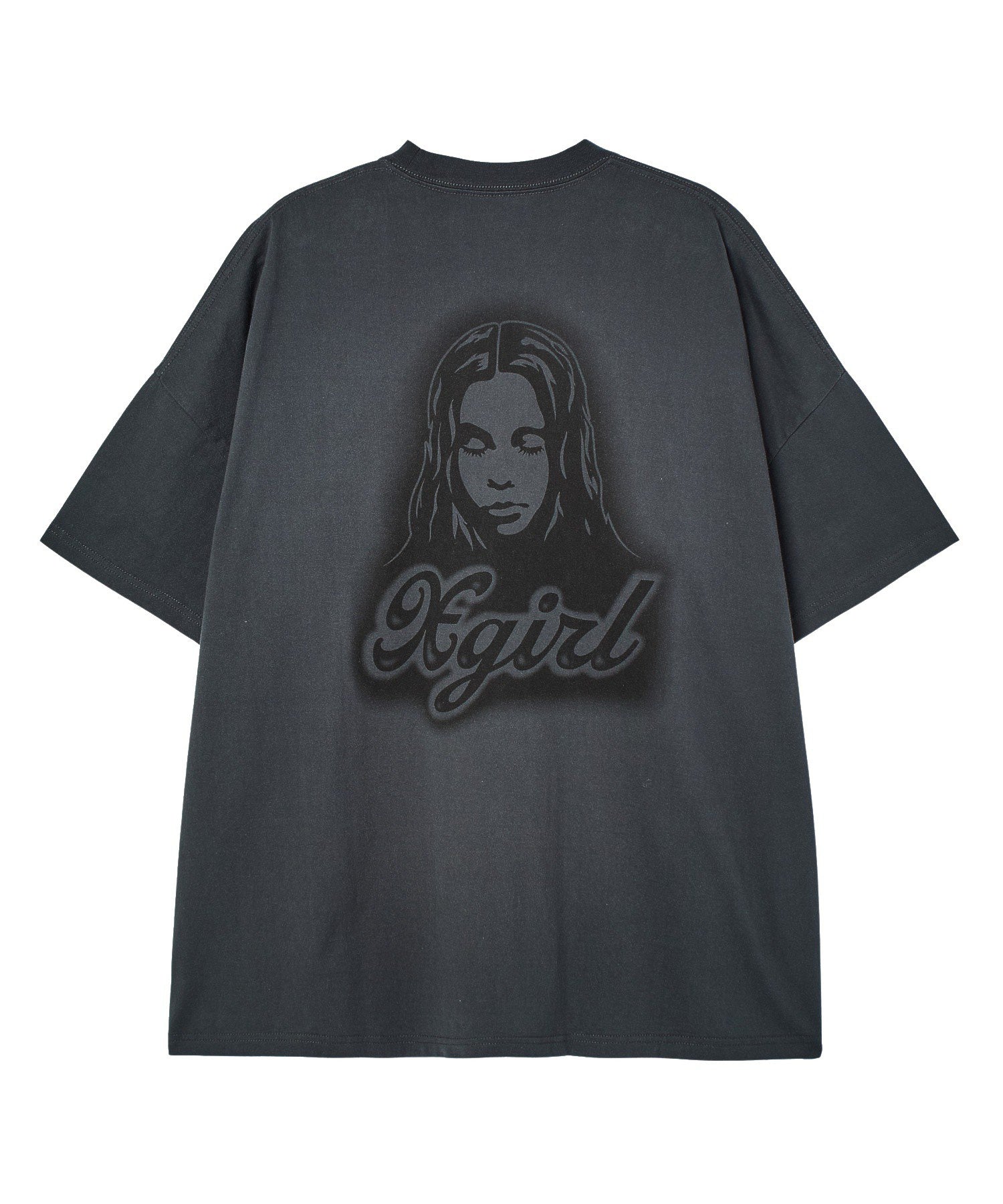 SPRAY FACE S/S BIG TEE DRESS