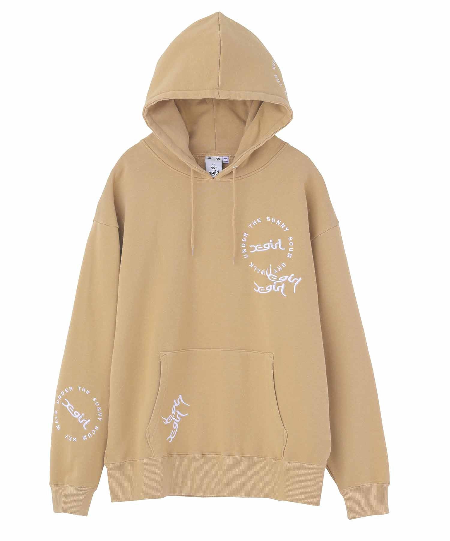 RANDOM EMBROIDERY SWEAT HOODIE X-girl