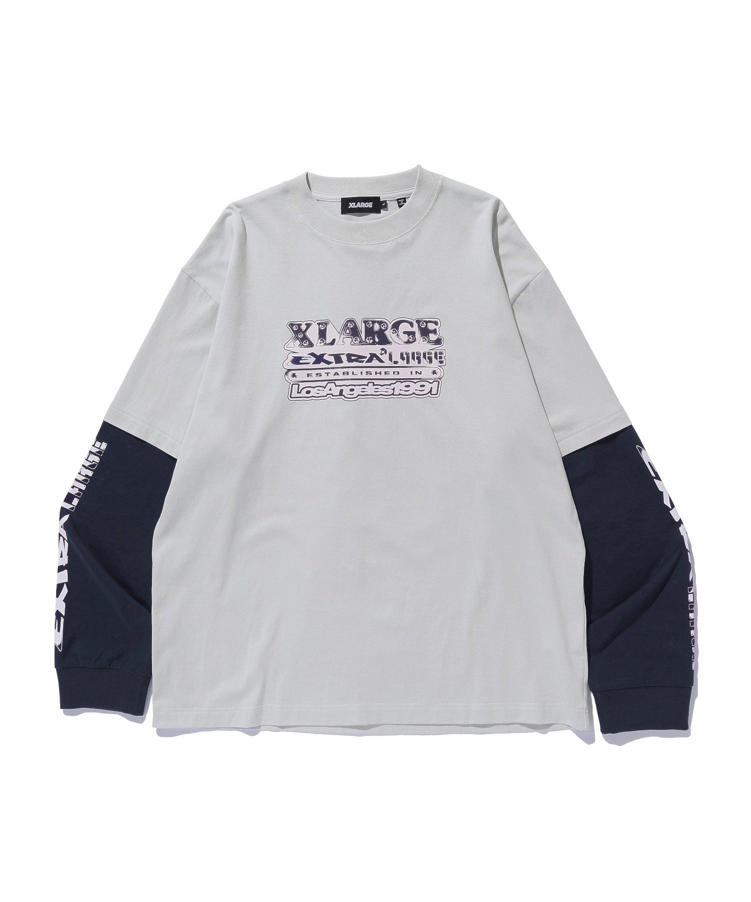 EXTRALARGE LAYERED L/S TEE