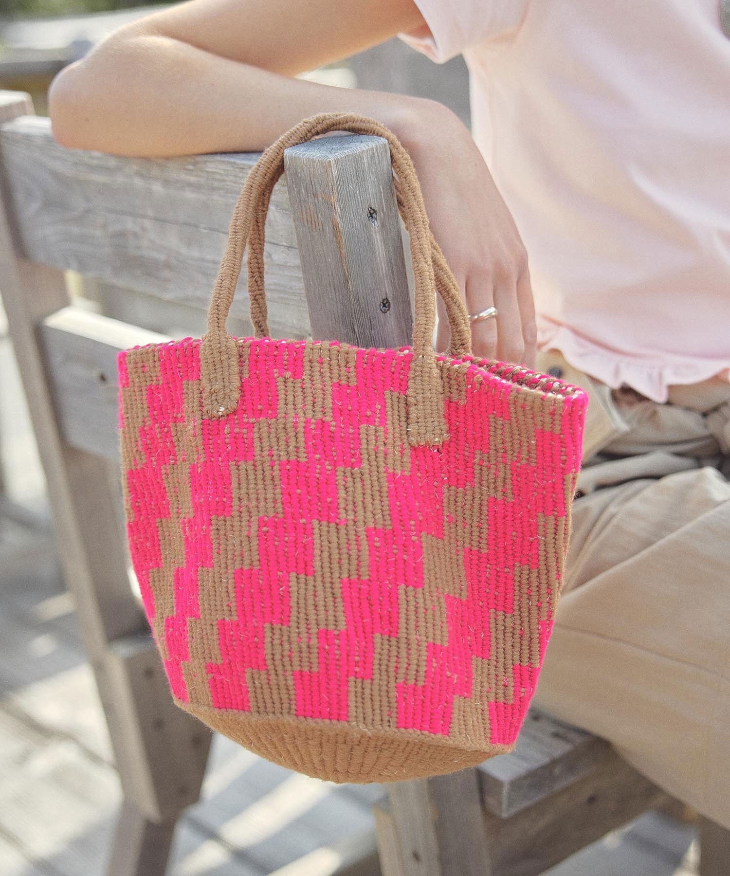 AS/SISAL BASKET BAG