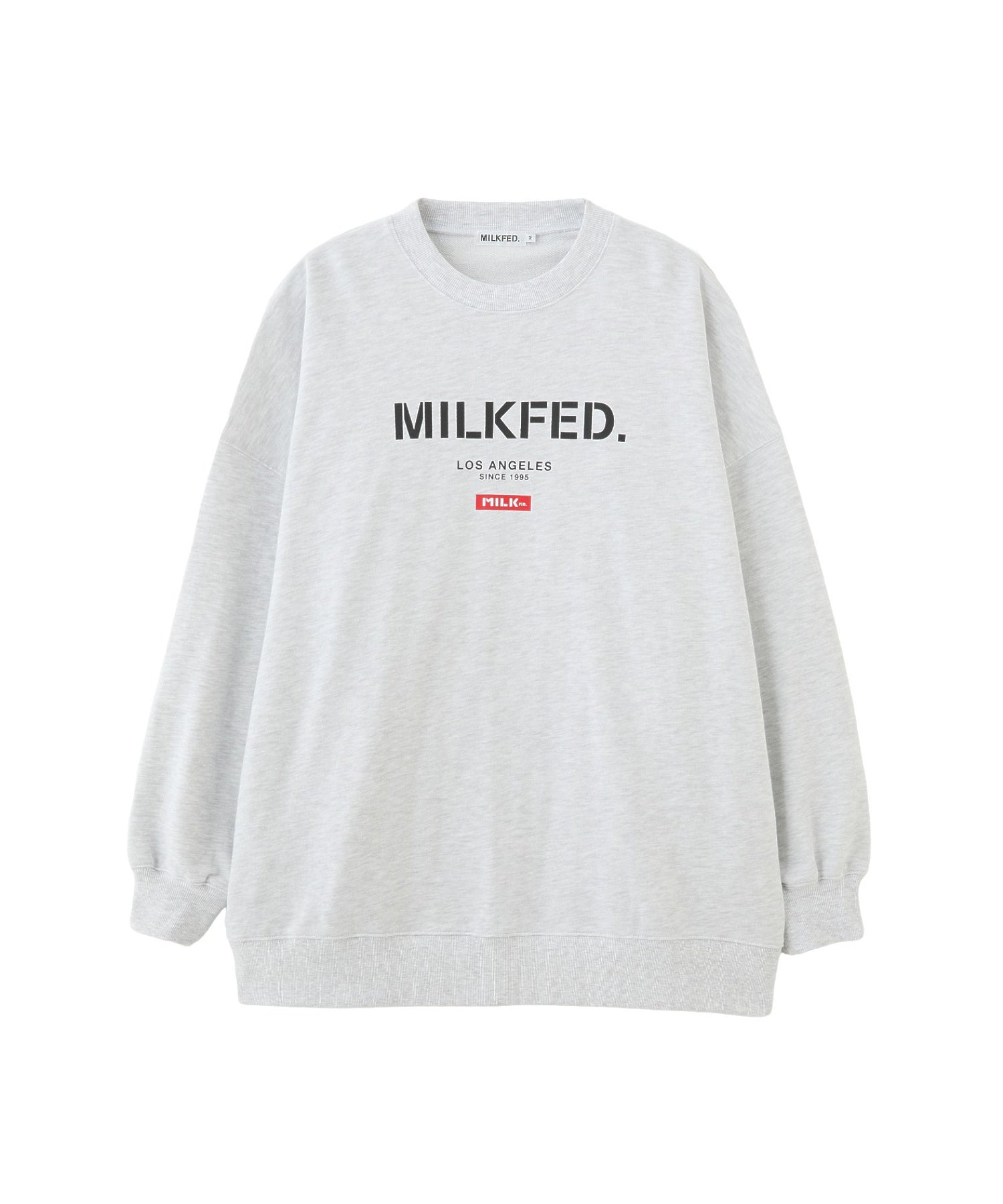 STENCIL AND BAR LOGO BIG SWEAT TOP