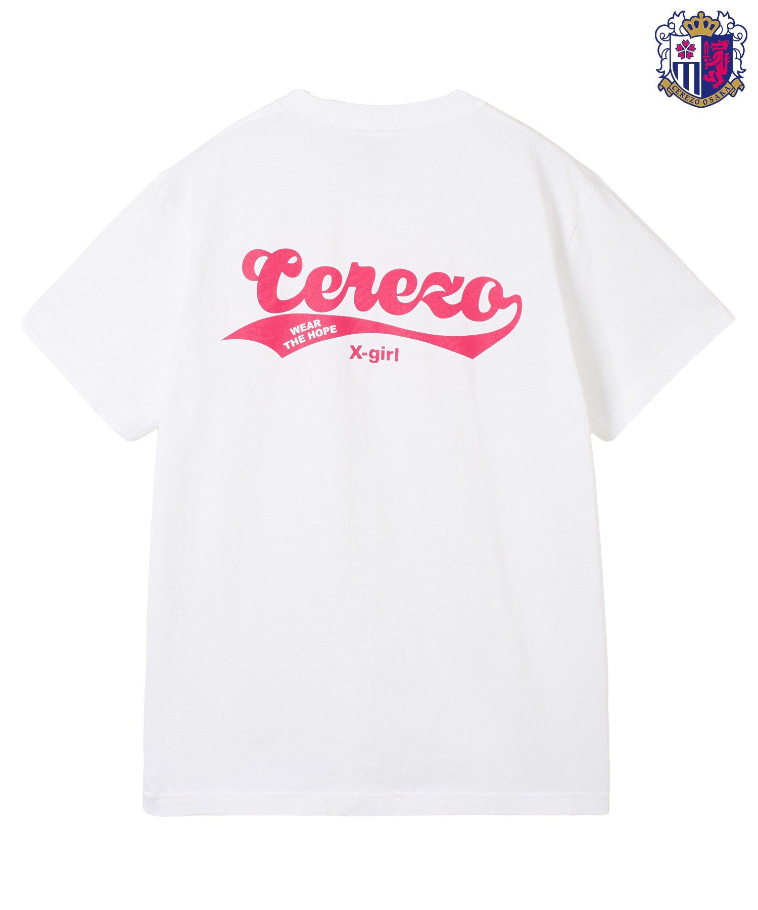 セレッソ大阪 CRZ OSK 長袖シャツ ホワイト WEリーグ|CRZ O WE FAN GOODS S/S TEE/セレッソ大阪ヤンマーレディース