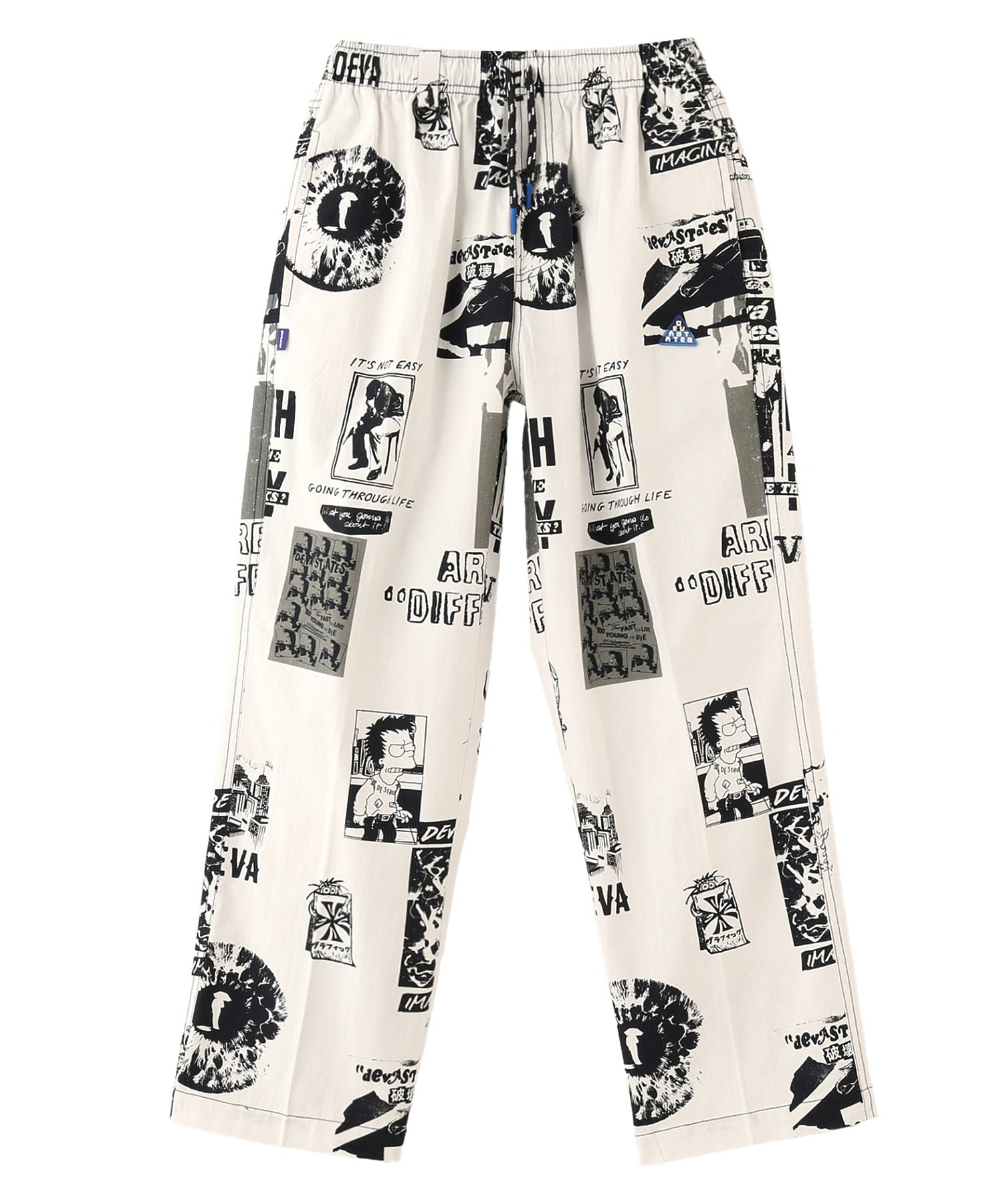 DEVA STATES/ディーヴァ ステイツ/FILTH Printed Easy Pants