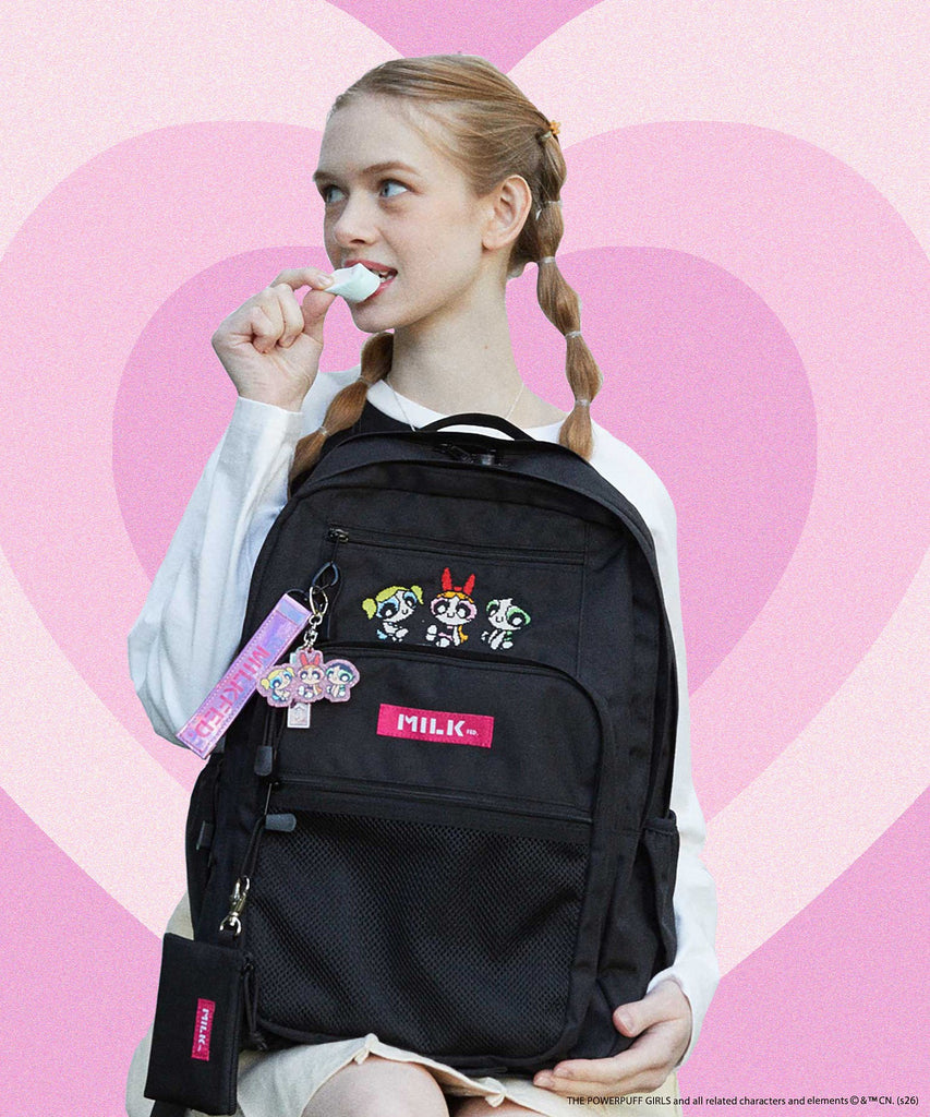 新品タグ付き♡MILKFED. パワーパフガールズ♡ リュック♡黒 THE POWERPUFF GIRLS × MILKFED. BACKPACK – calif（カリフ）公式サイト